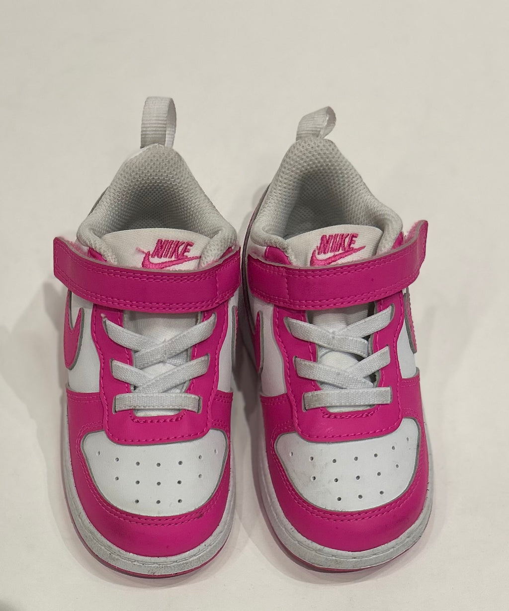 Nike Court Borough Low Recraft Fuscia Size 8C Toddlers shoes
