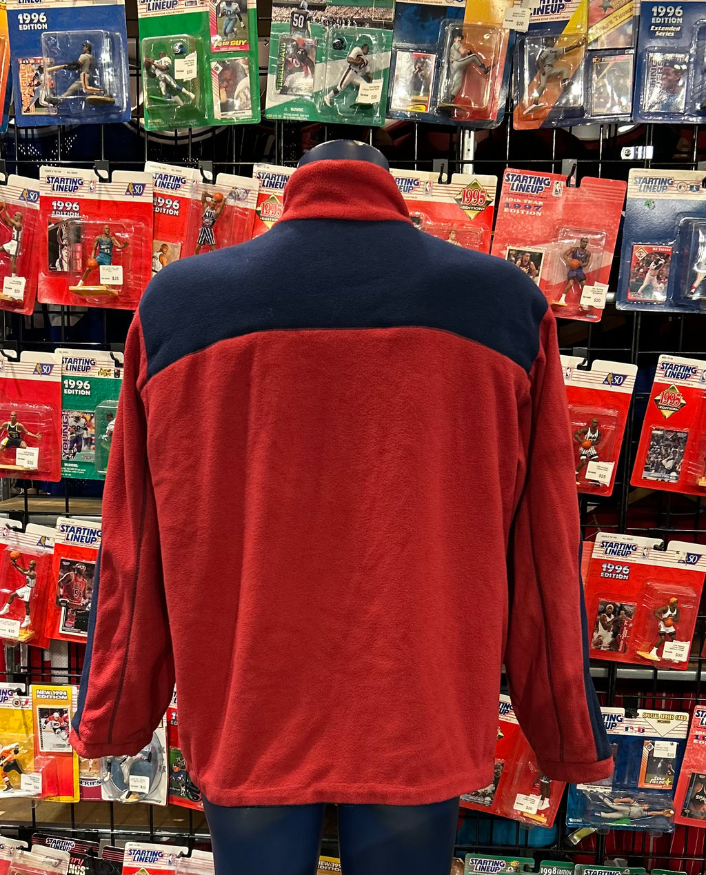 NBA Cleveland Cavaliers Fleece Nylon Reversible Jacket Size Medium Men’s