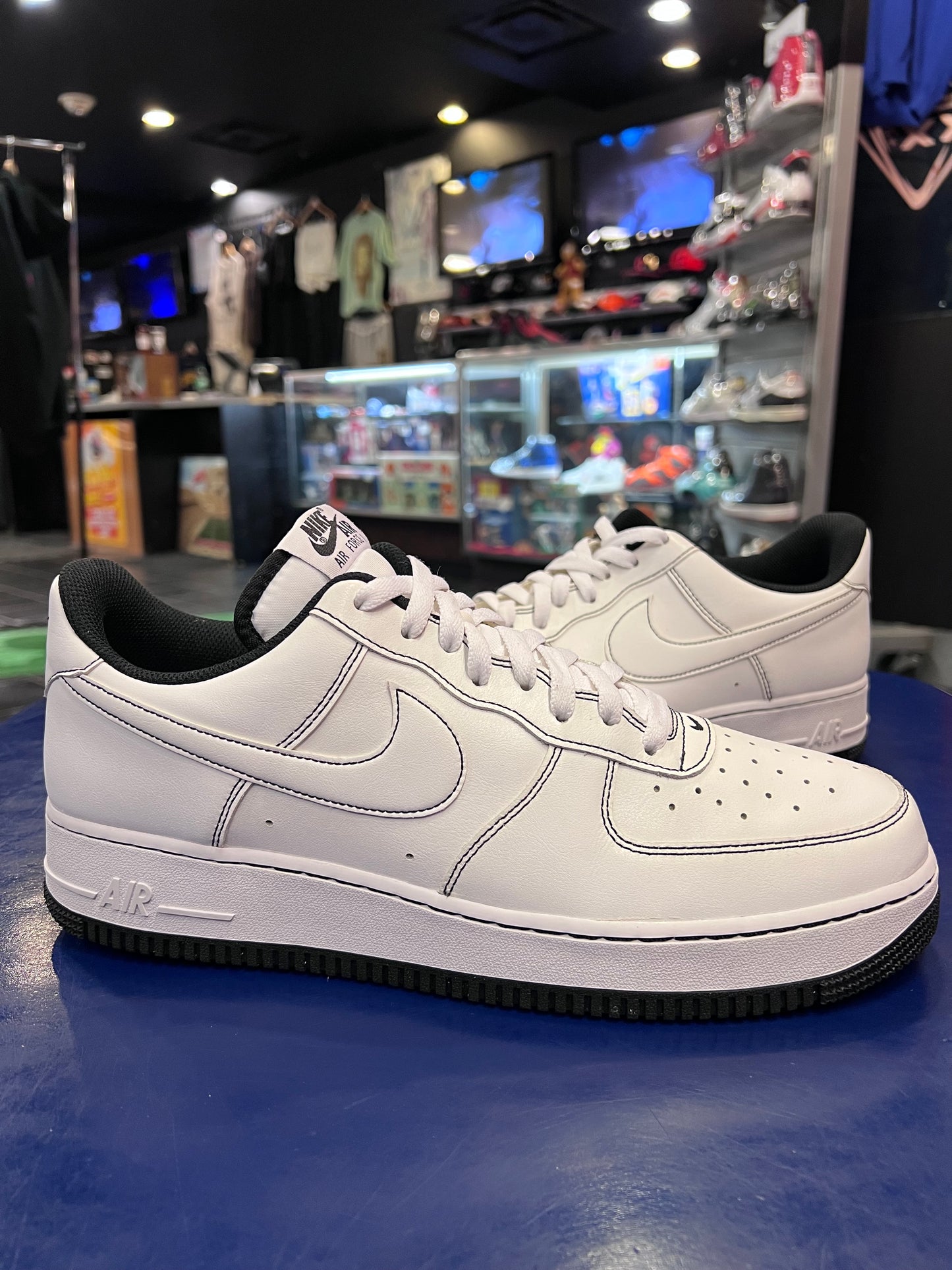 Nike Air Force 1 White Black Size 12