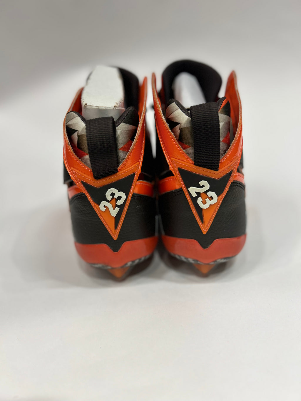 Air Jordan 7 PE Cleveland Browns #23 Joe Hayden Cleats Size 11.5 Men's Shoes