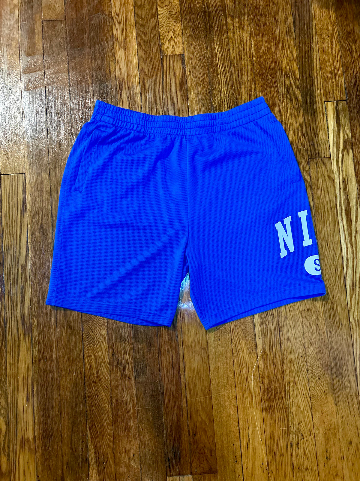 Nike SB Sunday Dri-FIT Shorts Royal Blue White Logo Men's XL Basketball Skateboarding