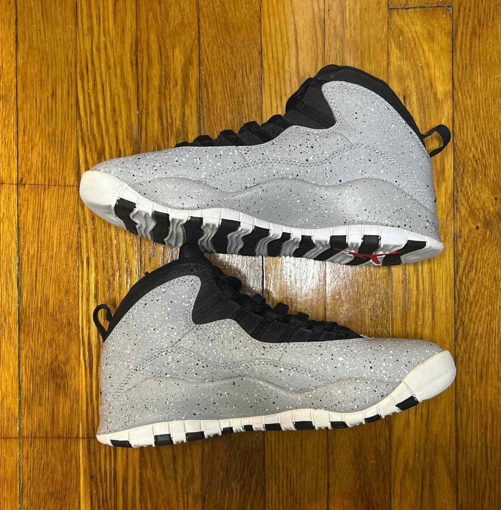 Air Jordan 10 Retro Cement Size 9 Men Shoes