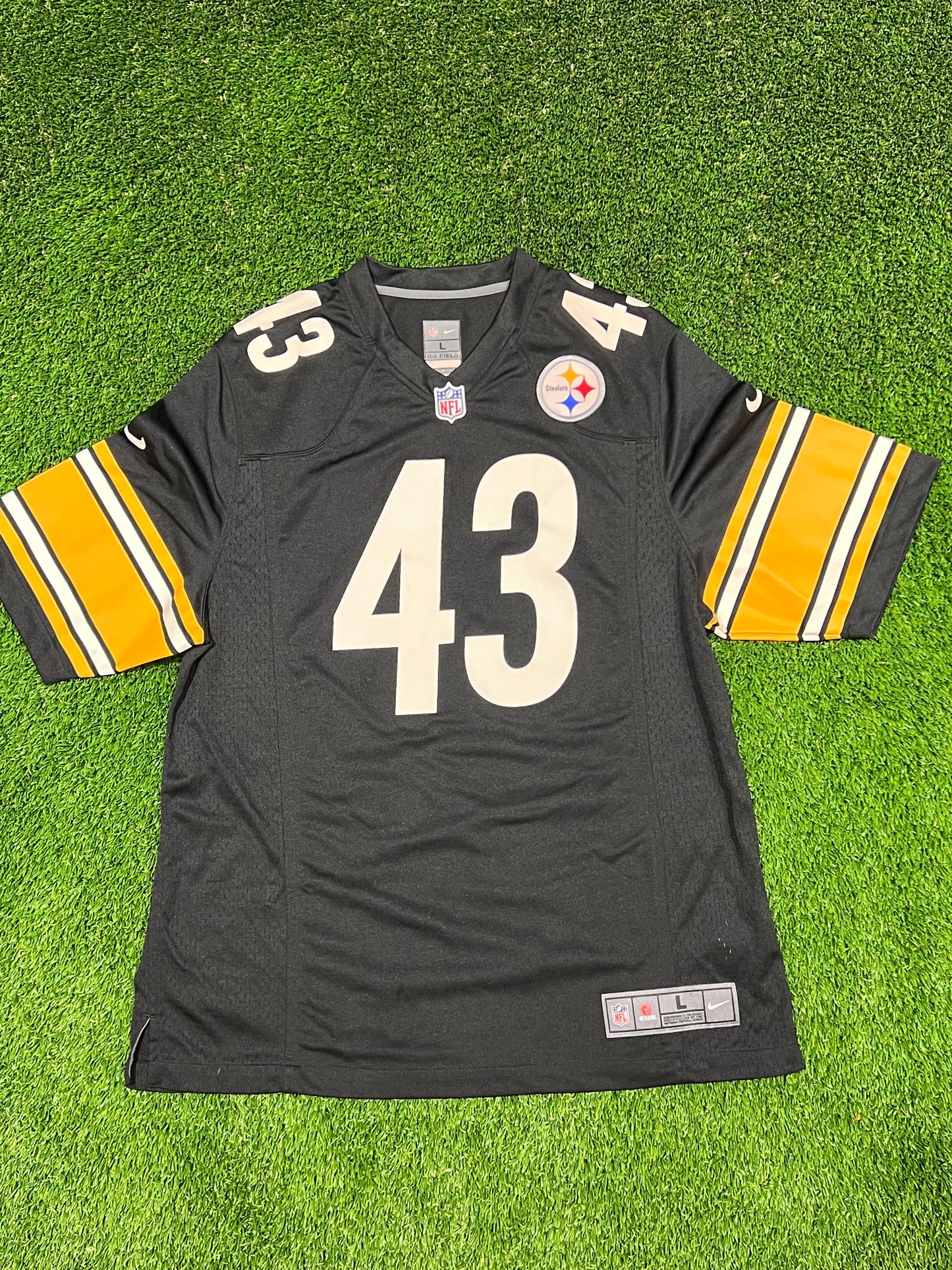 Steelers Troy Polamalu Jersey Size L