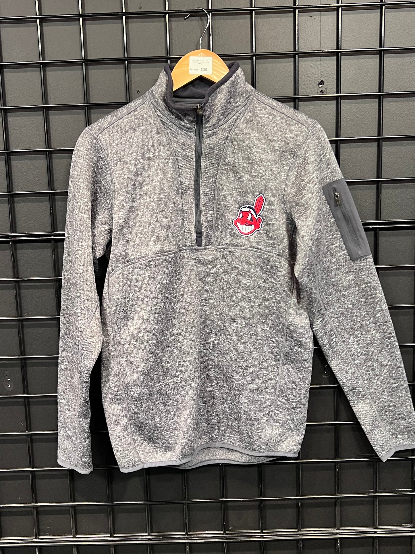 Antigua Cleveland Indians Fleece Size S