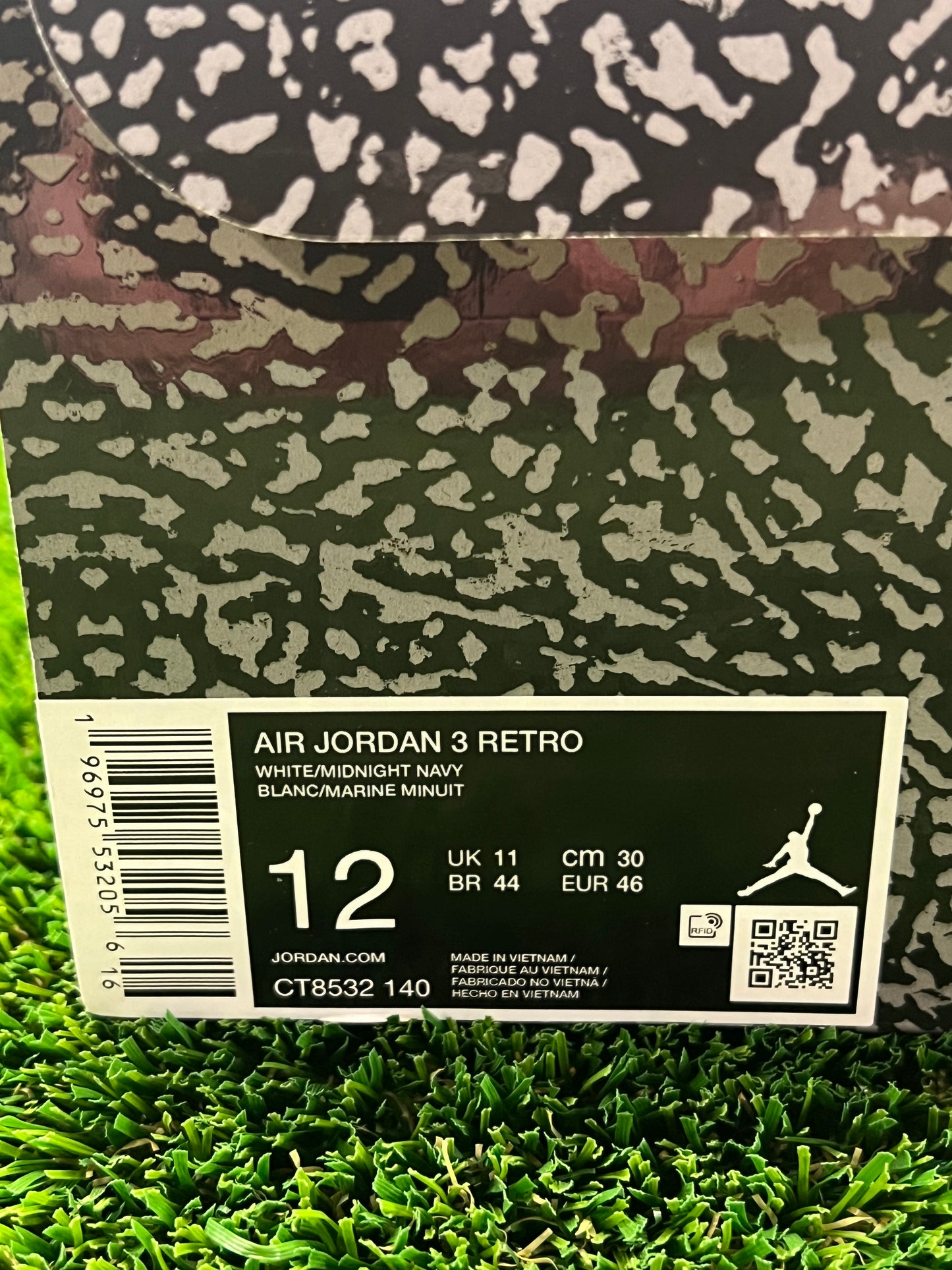 Men’s Air Jordan 3 Midnight Navy Brand New Shoes