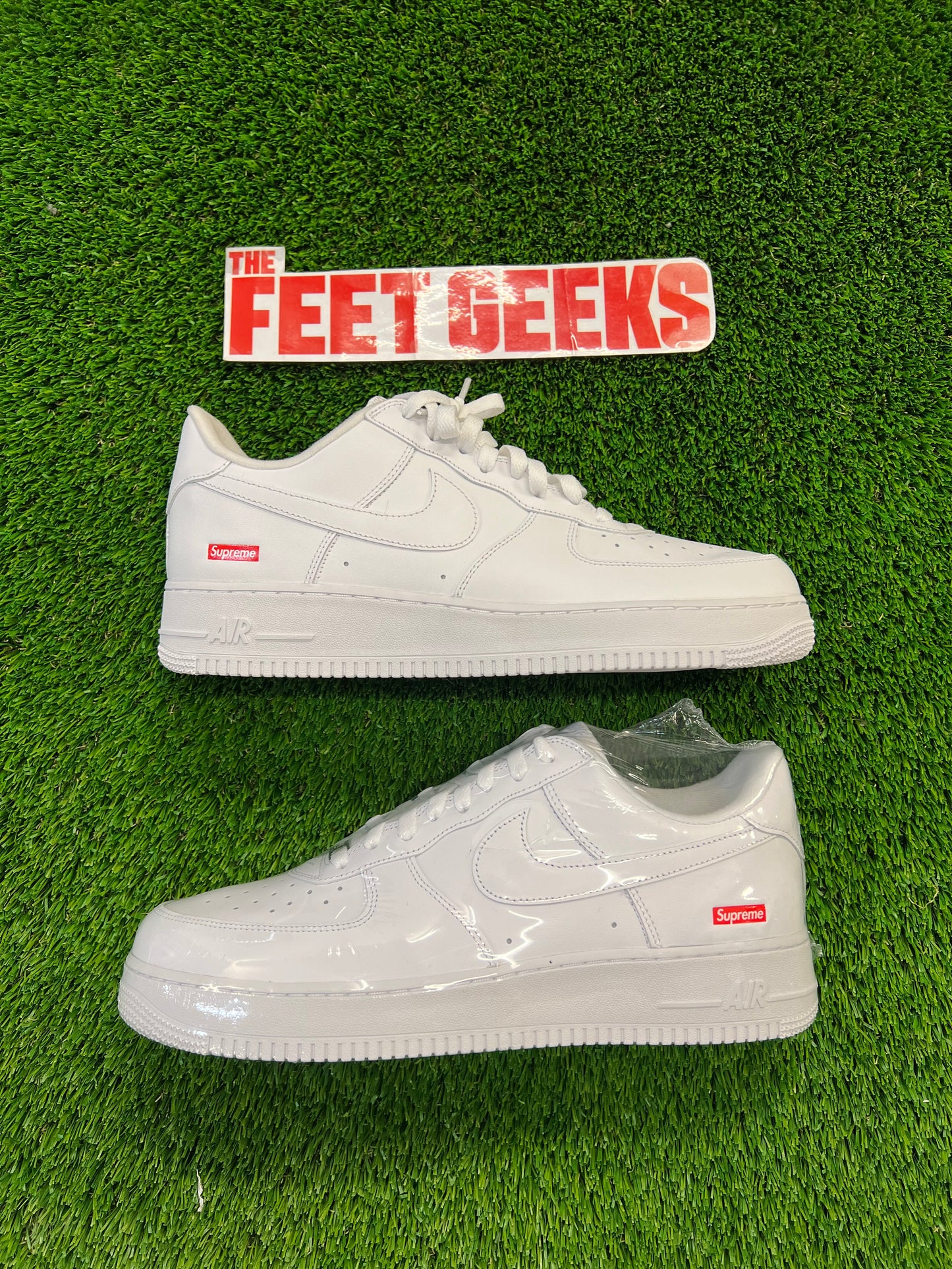 Men’s Supreme Air Force 1 White Size 12 Shoes Brand New