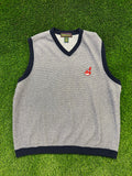 Men’s Cross Creek Cleveland Indians Sweater Vest Size L