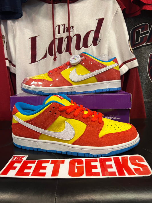 Men’s Nike SB Dunk Low Bart Simpson Size 12 Brand New