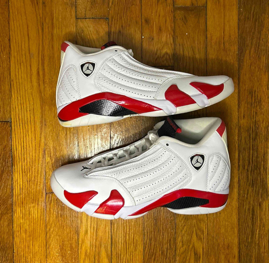 Air Jordan 14 Retro Rip Hamilton Candy Cane Size 9 Men Shoes