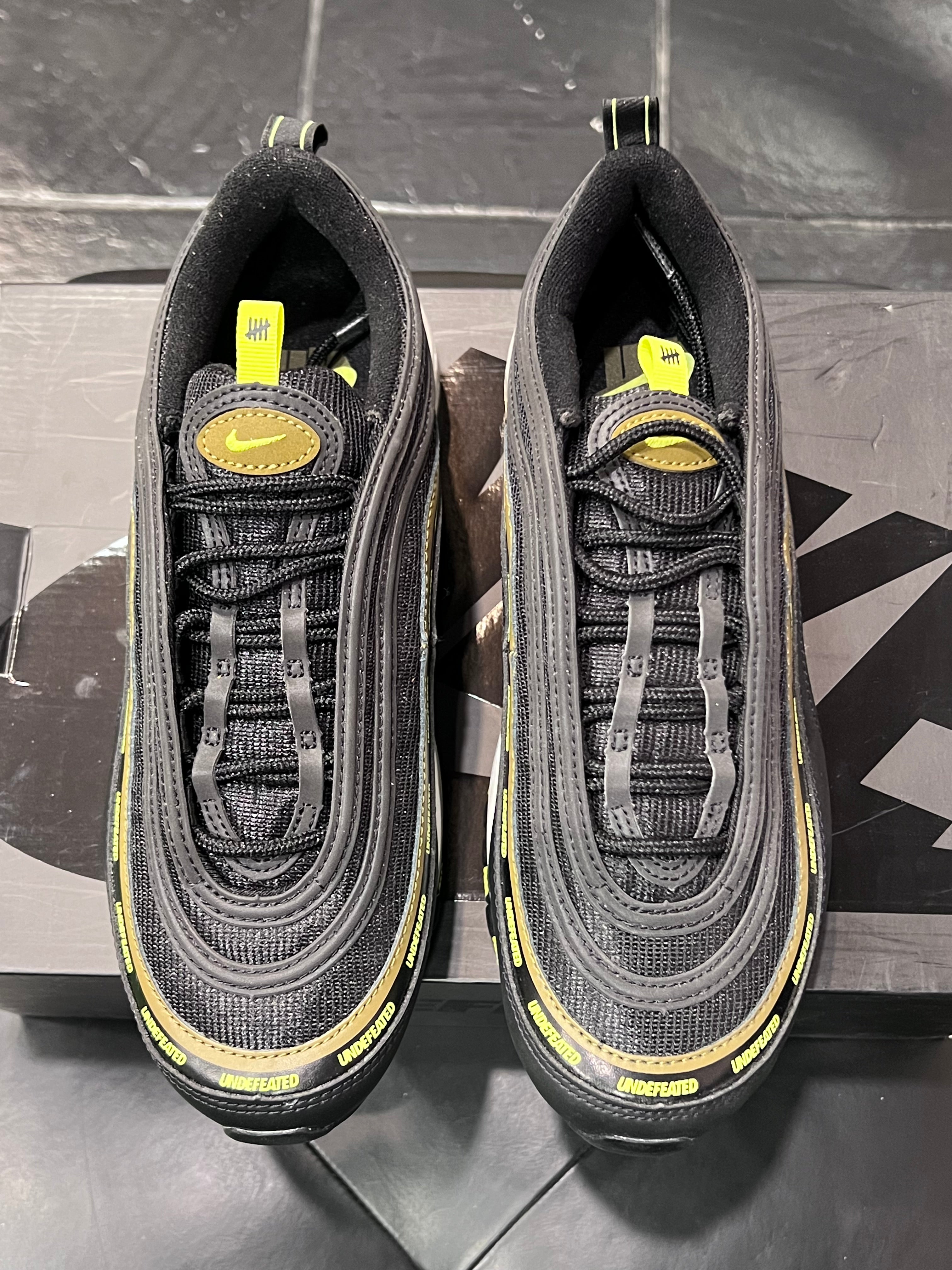 Men’s Nike Air Max 97 Undefeated Black Size 7 Shoes