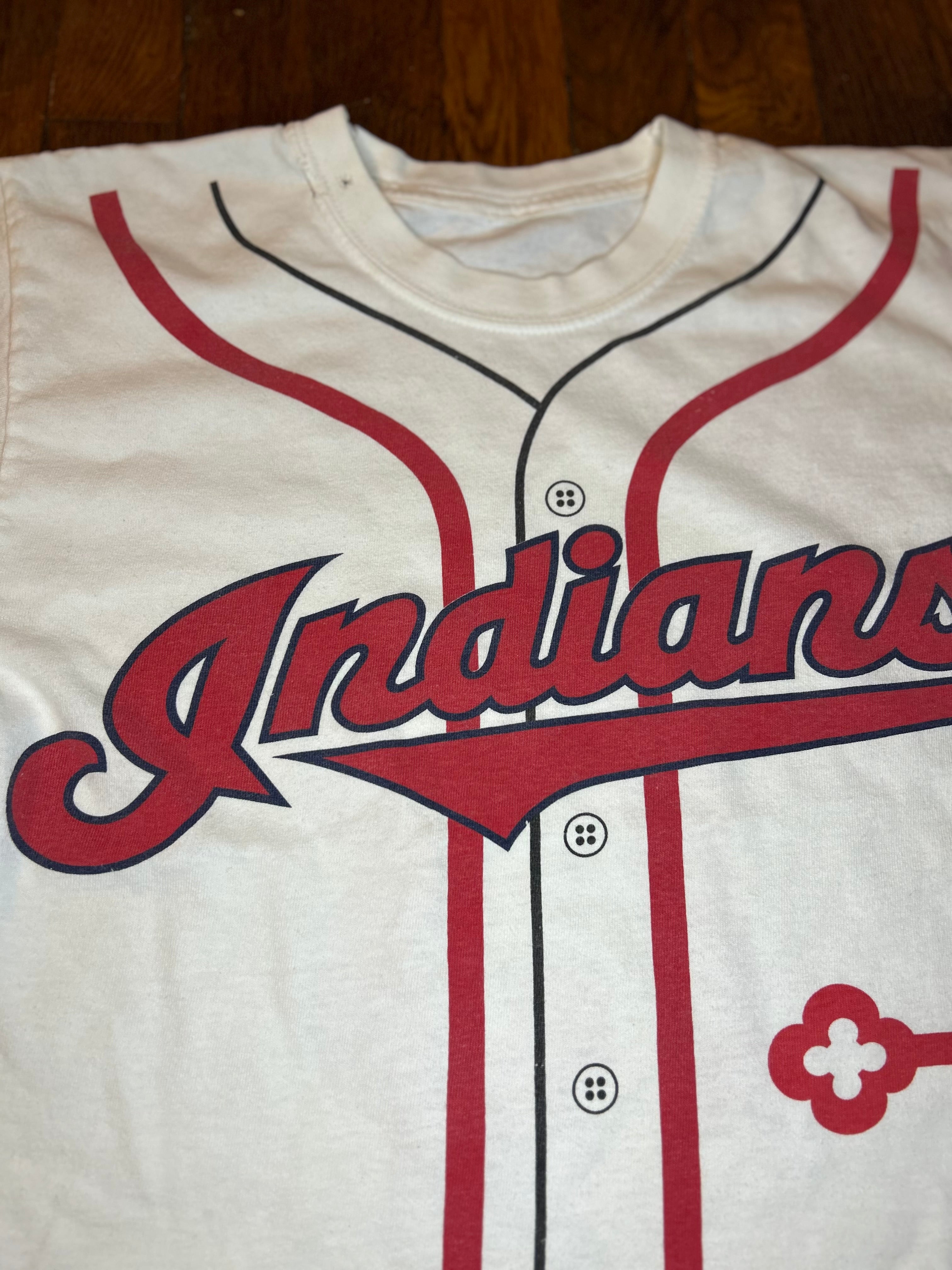 Cleveland Indians Vizquel 13 Jersey Tee Size Large Youth