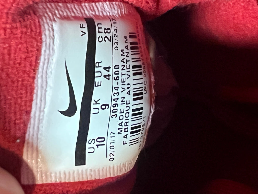 Nike Air Diamond Turf Gym Red Size 10 Men’s Shoes