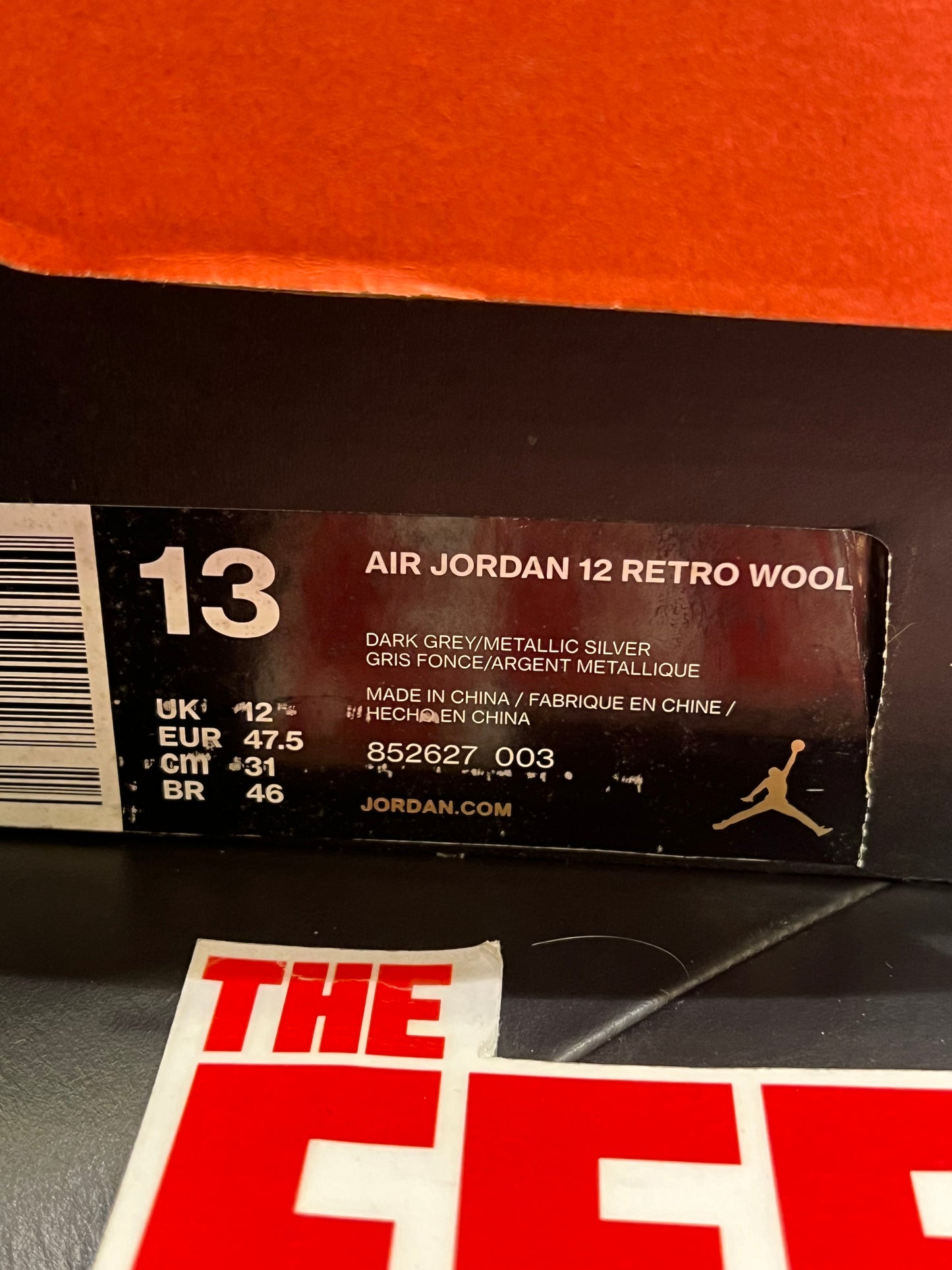 Men’s Air Jordan 12 Wool Pre-Owned