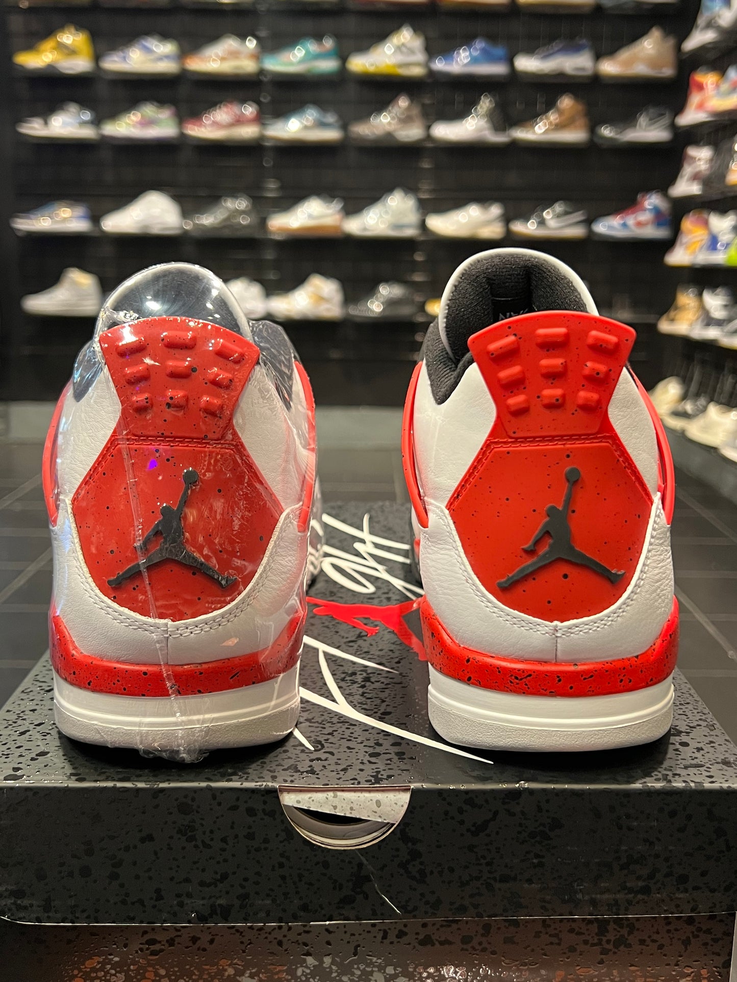 Men’s Air Jordan 4 Red Cement Brand New Shoes