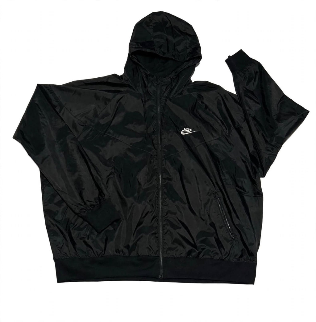 Nike Windrunner Jacket XXL Black Hooded Windbreaker Lightweight DA0001-010 NWOT