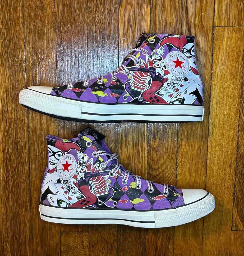 Harley Quinn Converse Chuck Taylor All Star DC Comics Size 12 Men Shoes