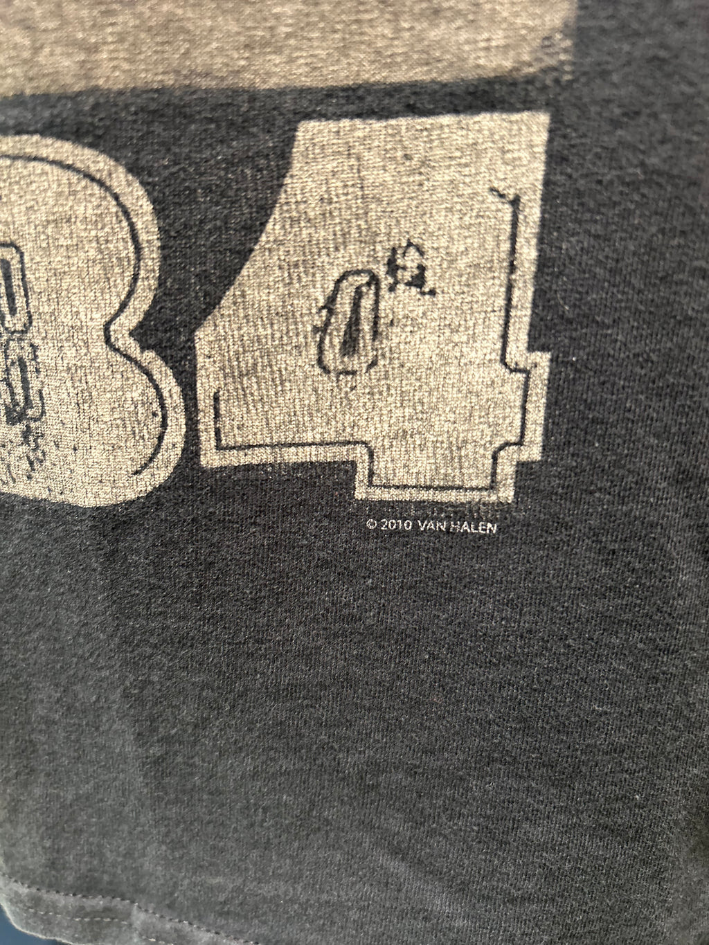 Van Halen 1984 Baby Tee Size Medium