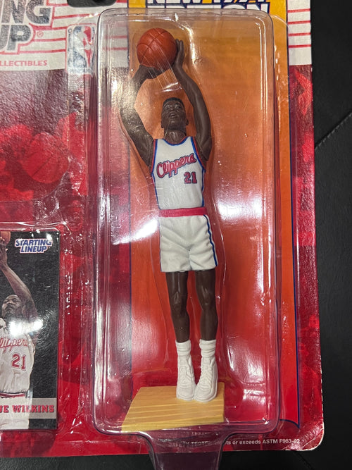 1994 Starting Lineup Dominque Wilkins Clippers Figure