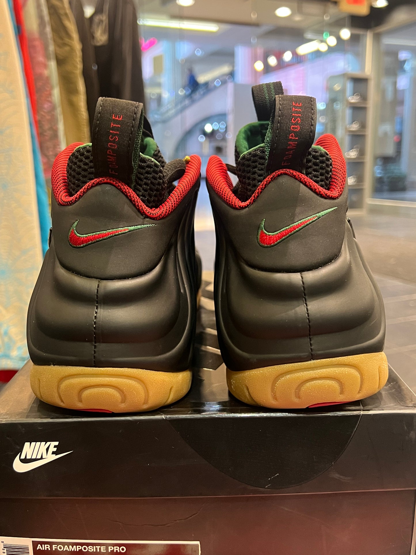 Men’s Nike Air Foamposite One Pro Black Gucci Brand New