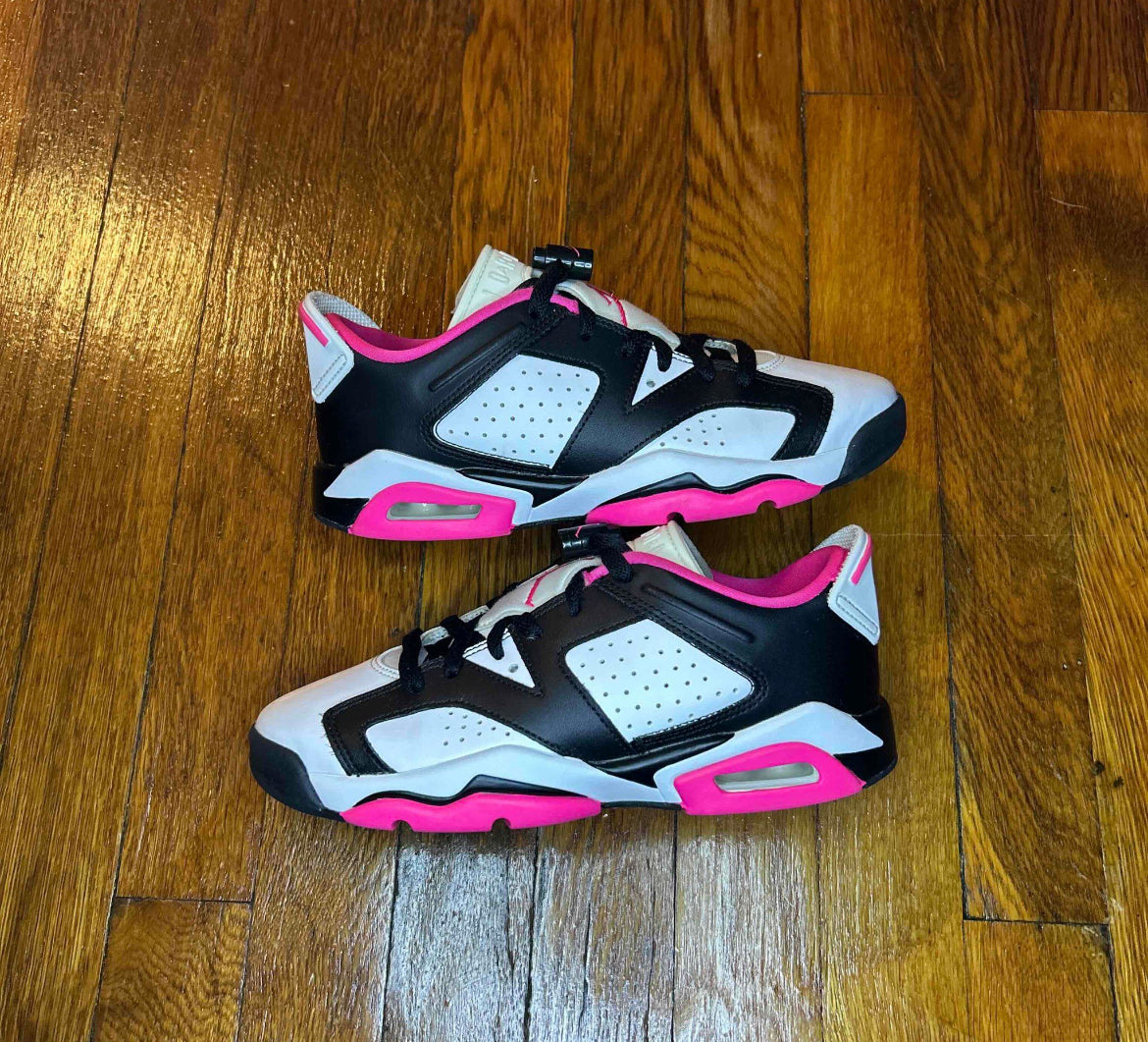 Air Jordan 6 Low Fierce Pink Size 4Y GS