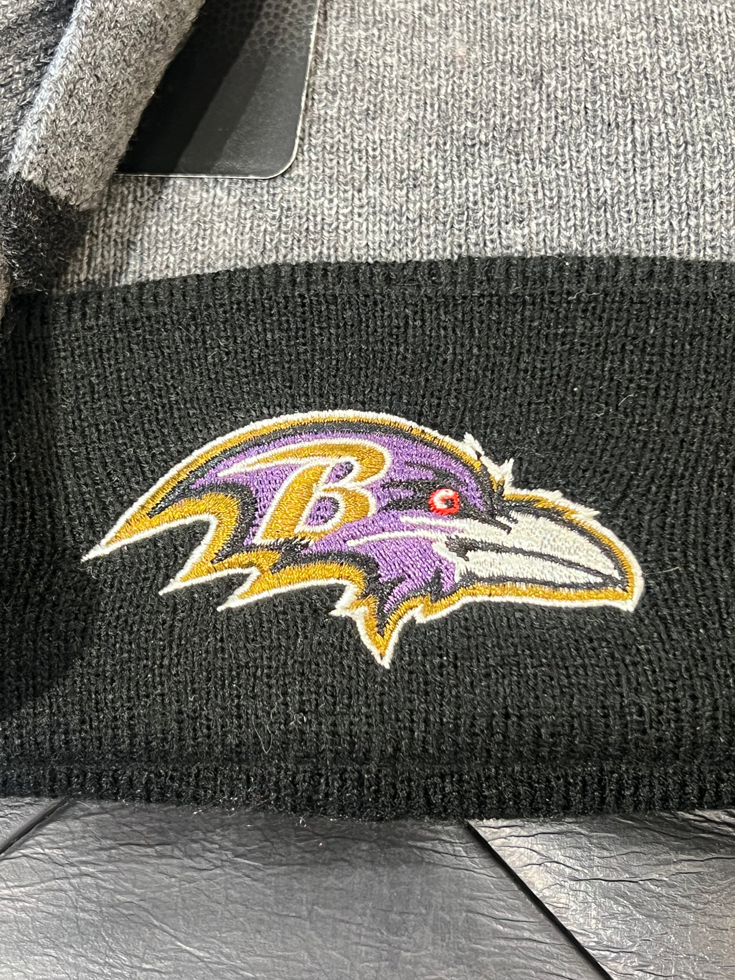 NFL Team Apparel Baltimore Ravens Hat & Gloves