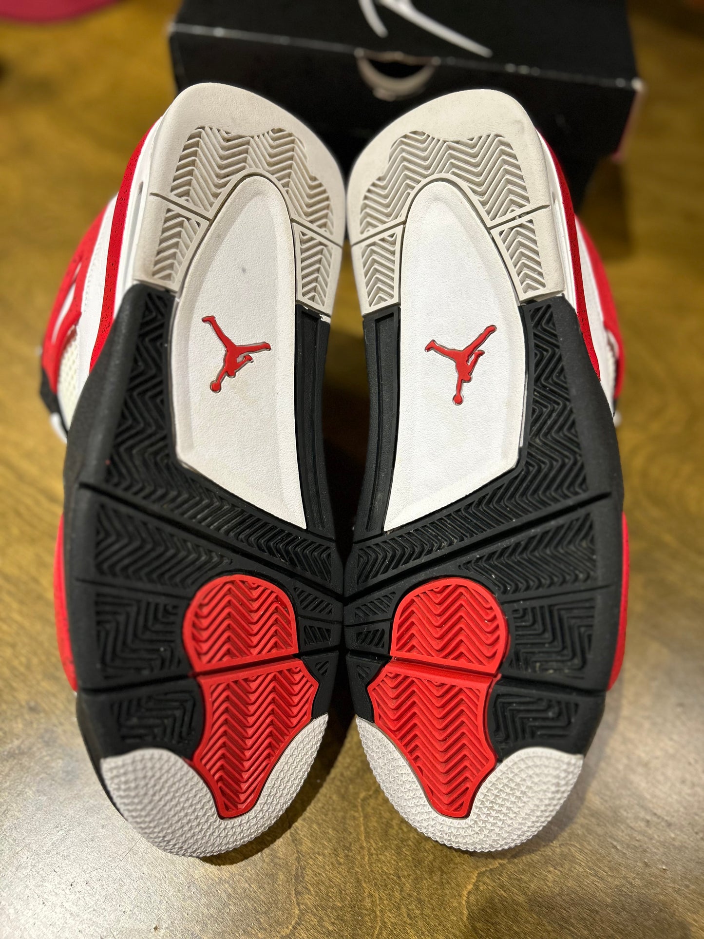 Air Jordan 4 Retro Red Cement Size 10.5 Men Shoes