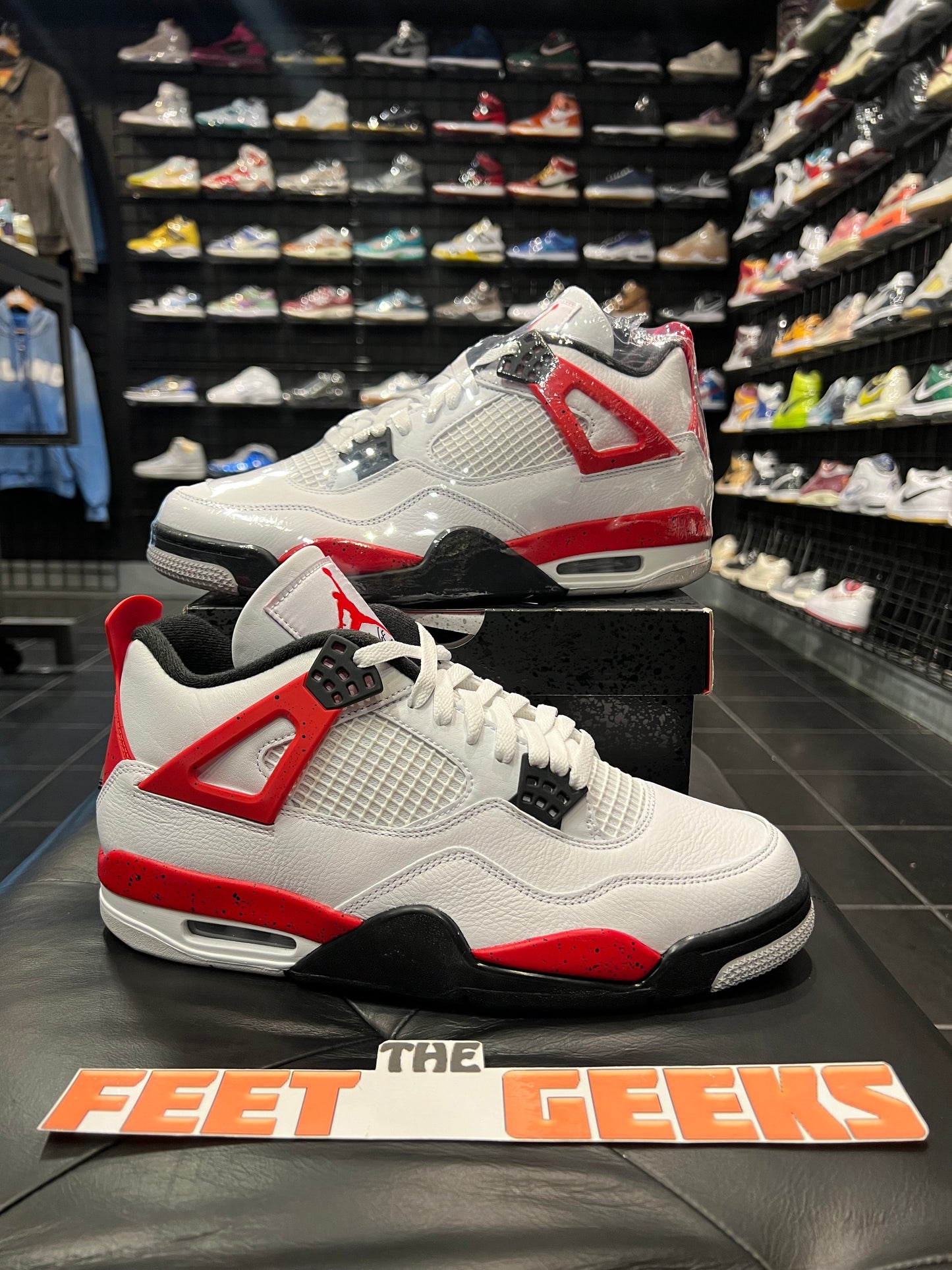 Men’s Air Jordan 4 Red Cement Brand New Shoes