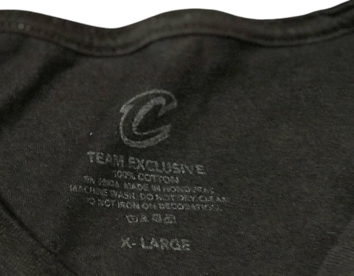 Cleveland Cavaliers Let Em Know Shirt Mens XL Black Cavs Team Exclusive SGA