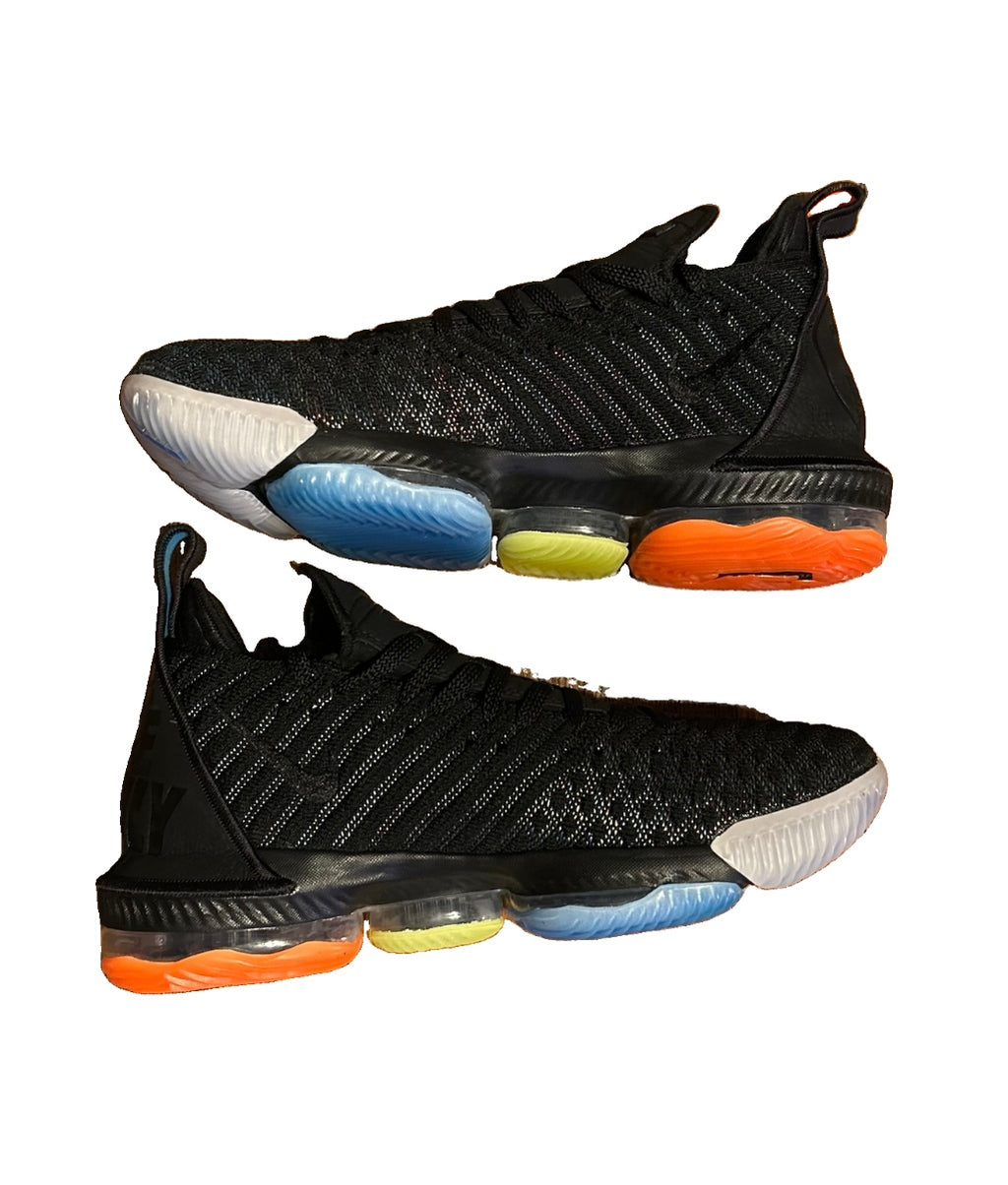 Nike LeBron 16 I Promise AO2588-004 Size 11 Brand New No Box Black Multi Color Akron Family Foundation 2018