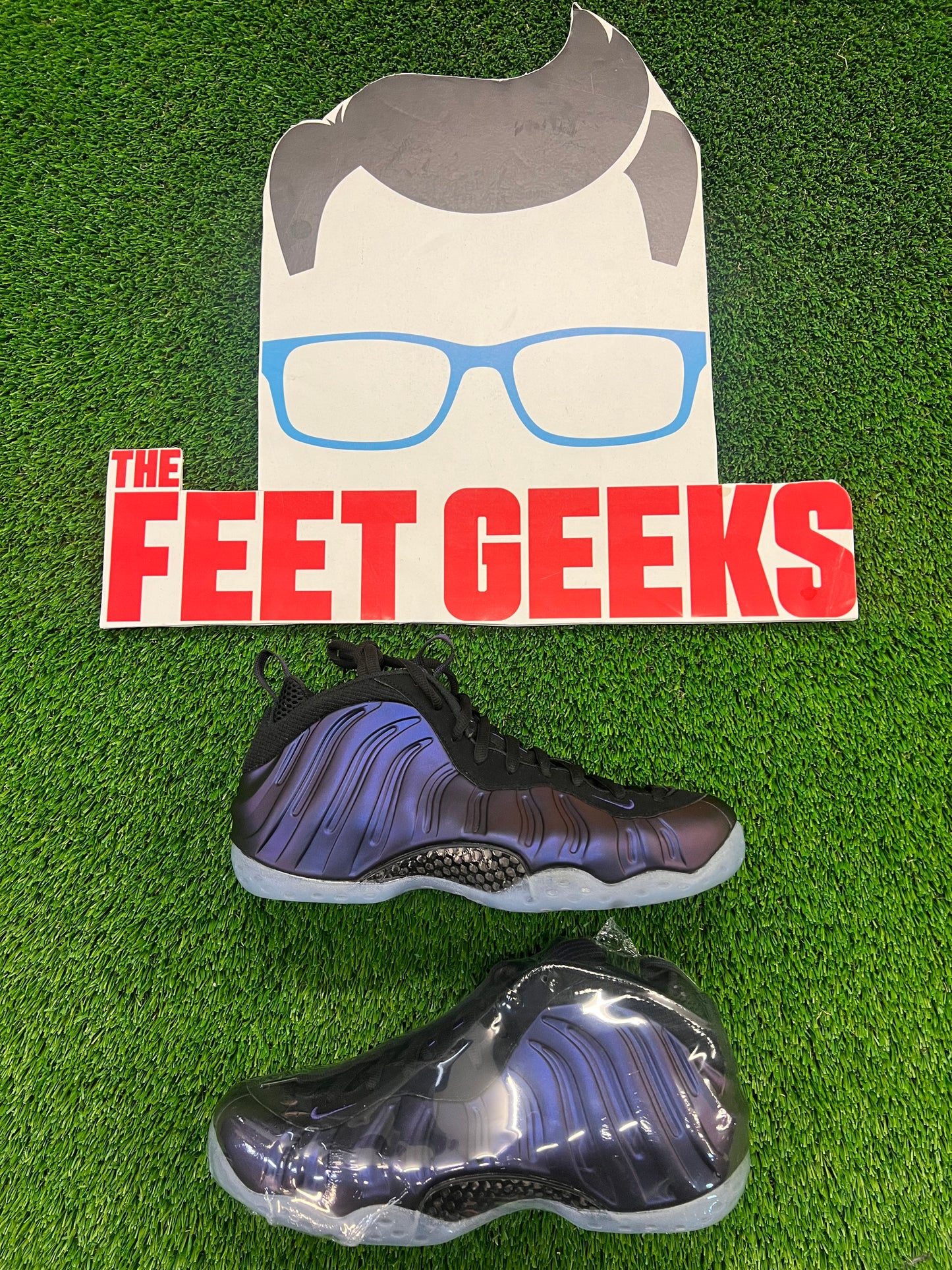 Men’s Nike Foamposite Pro Eggplant Size 10 Shoes Brand New