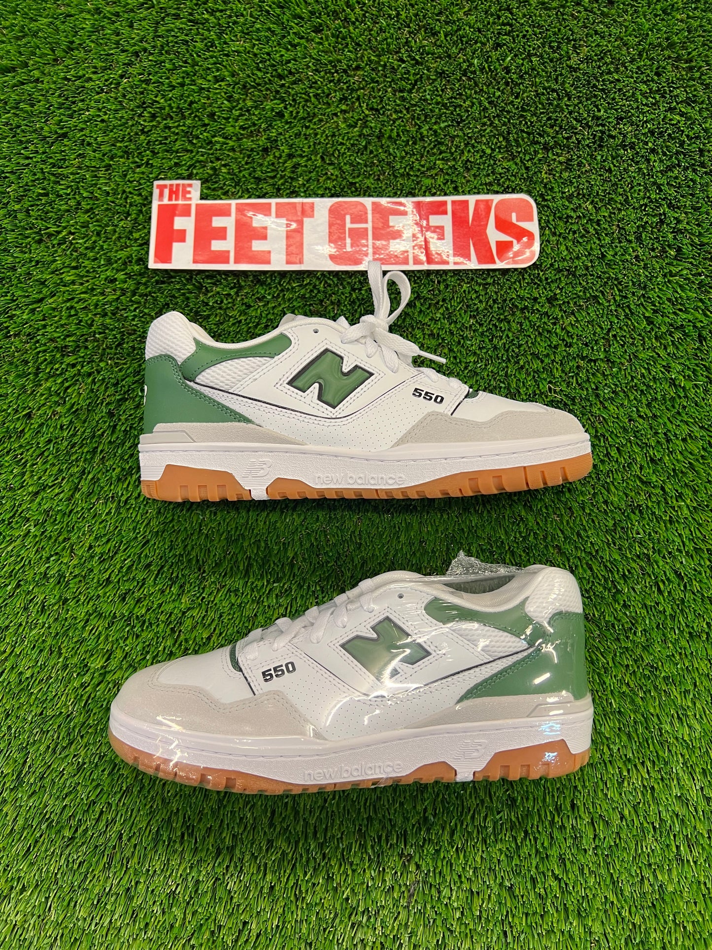 Men’s New Balance 550 Green Size 8 Brand New