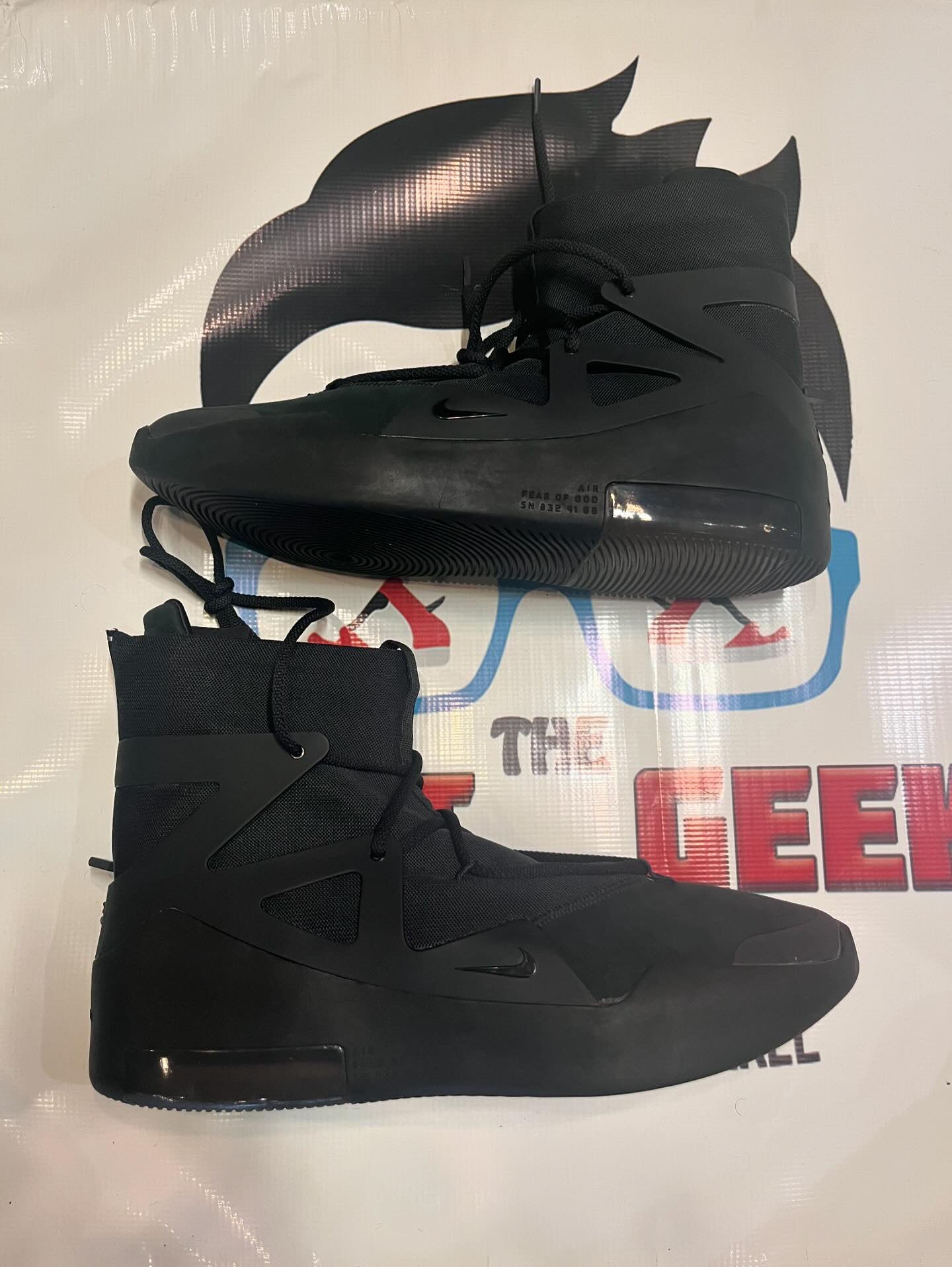 Men’s Nike Air Fear Of God Black Size 15 Shoes Pre-Owned