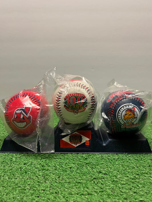 Cleveland Indians 100 Year Anniversary Baseball Set