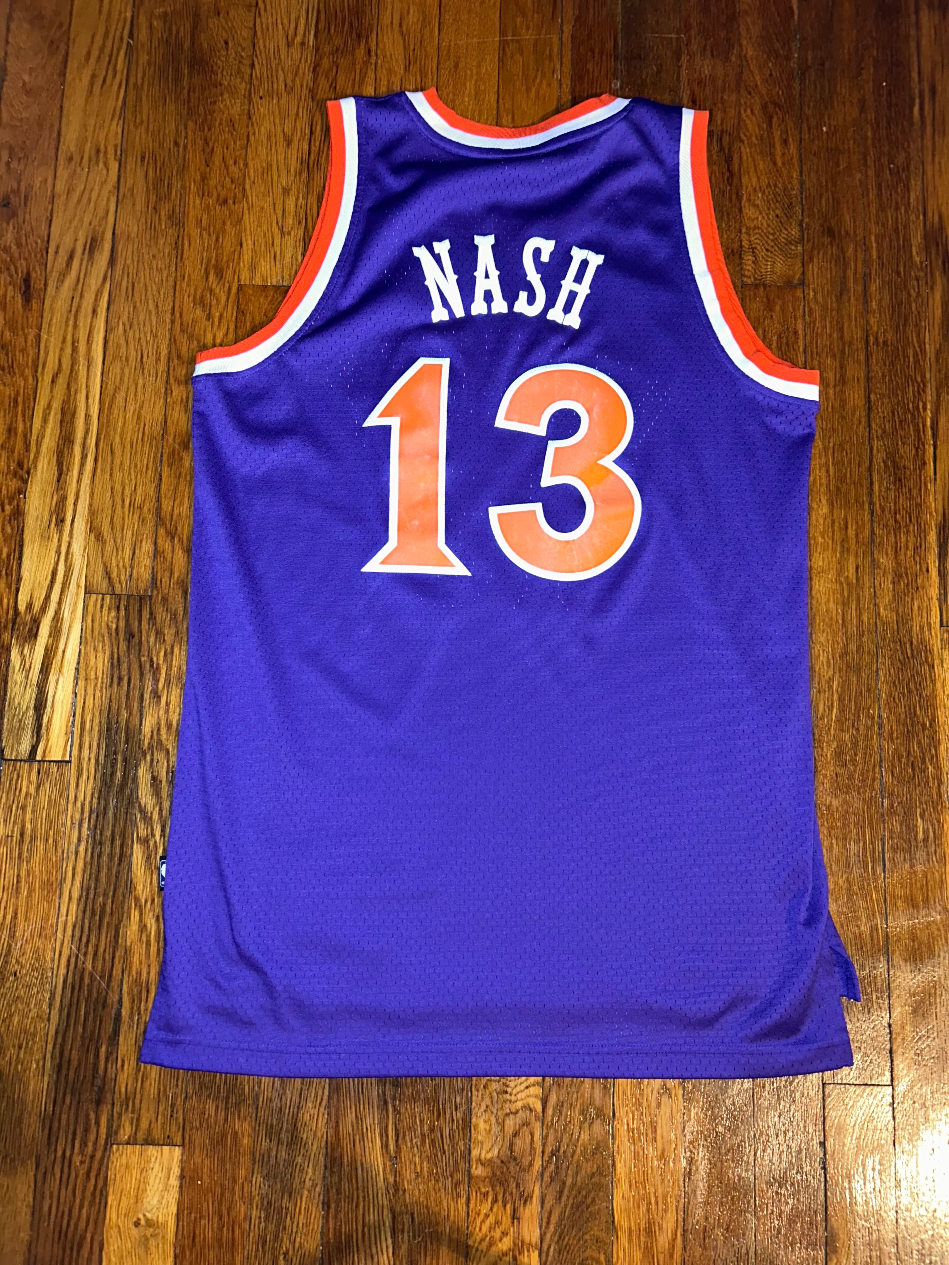 NBA Phoenix Suns Steve Nash Reebok Hardwood Classics Basketball Jersey