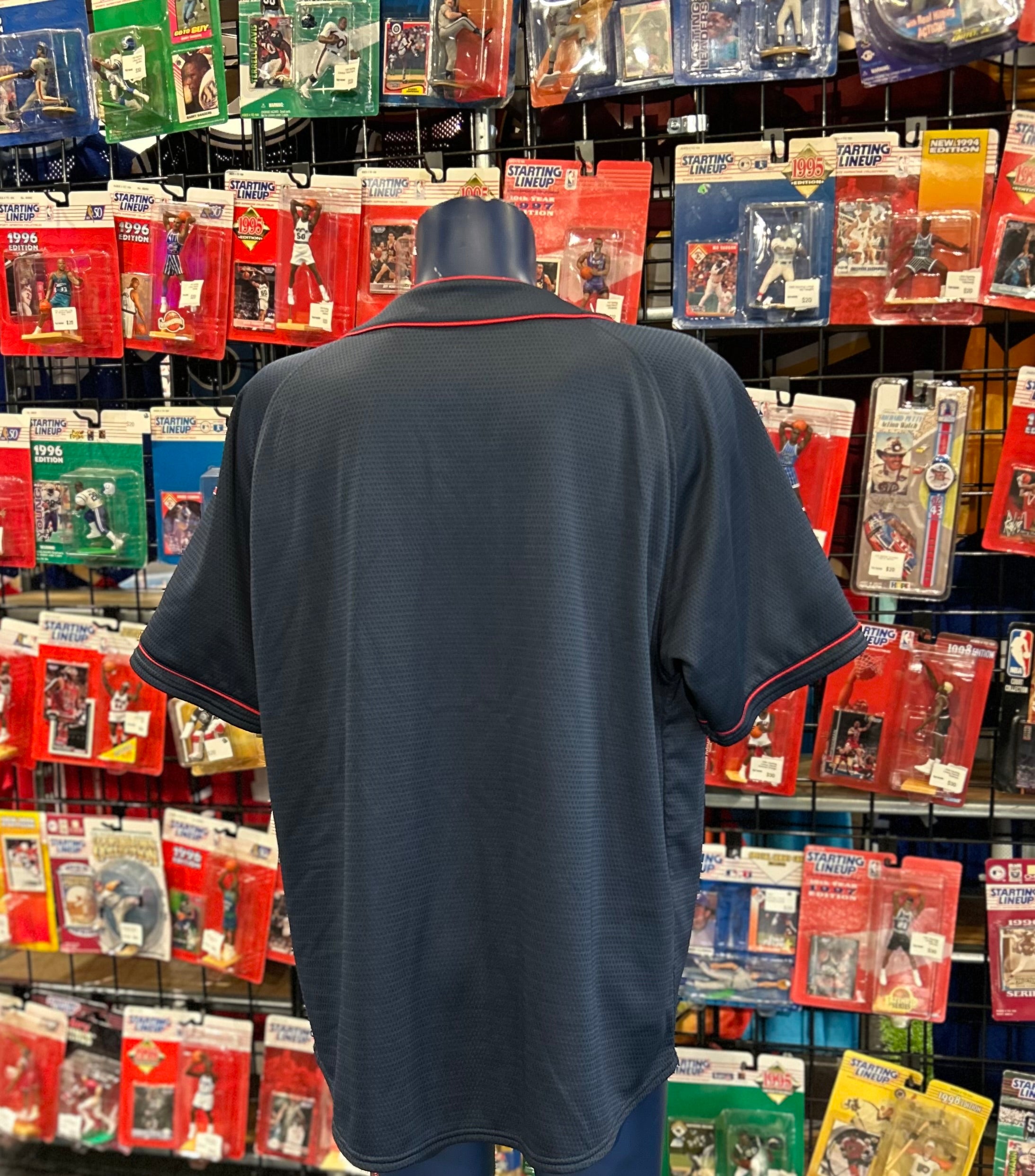 Dynasty MLB Cleveland Indians Baseball Jersey Navy Size 2XL