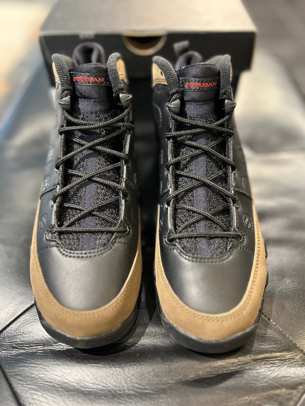 Air Jordan 9 Retro Olive Size 3y Gradeschool Shoes