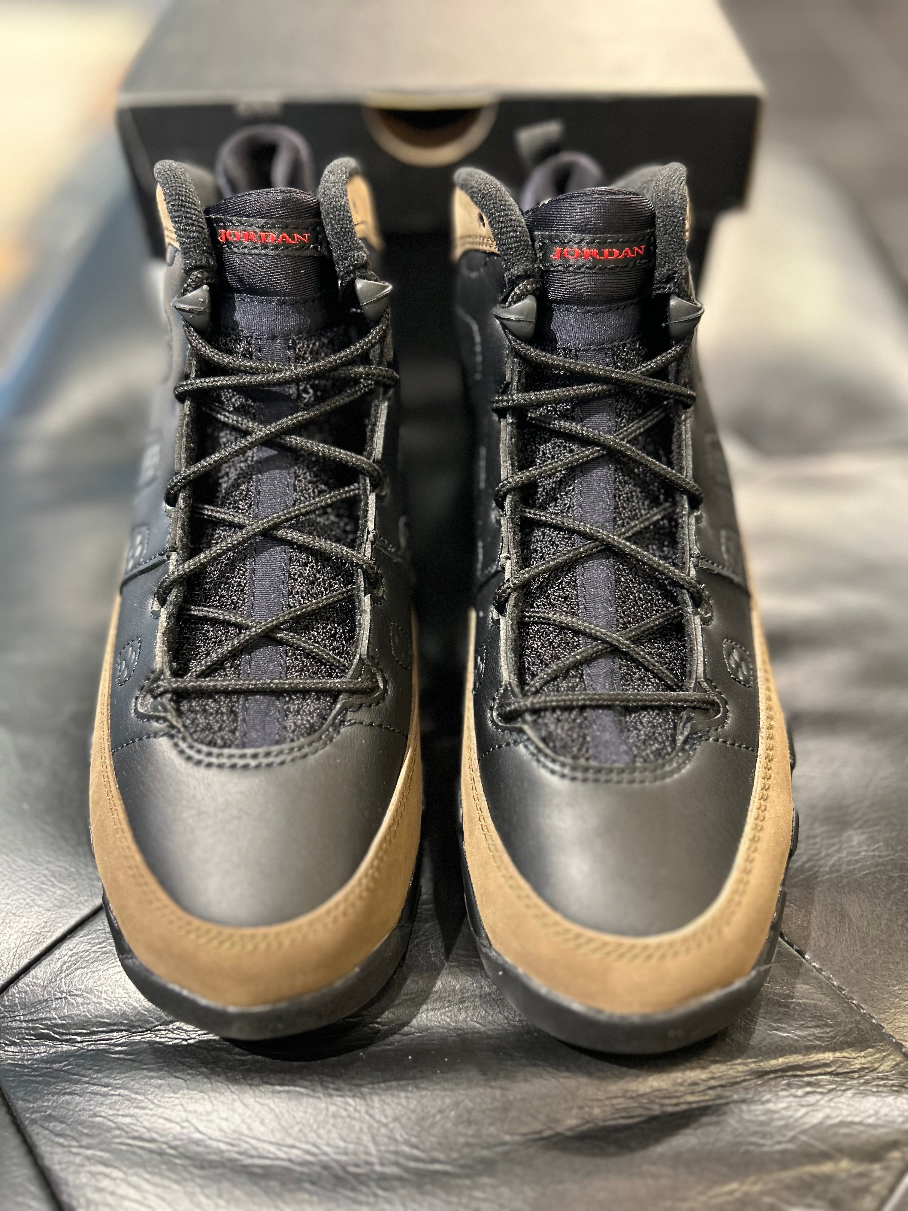 Air Jordan 9 Retro Olive Size 3y Gradeschool Shoes
