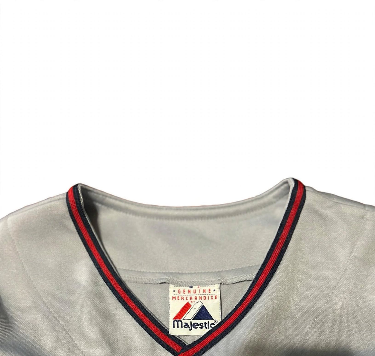 Washington Nationals Jersey Majestic A6400 Mens L Grey Road MLB Baseball Very Clean