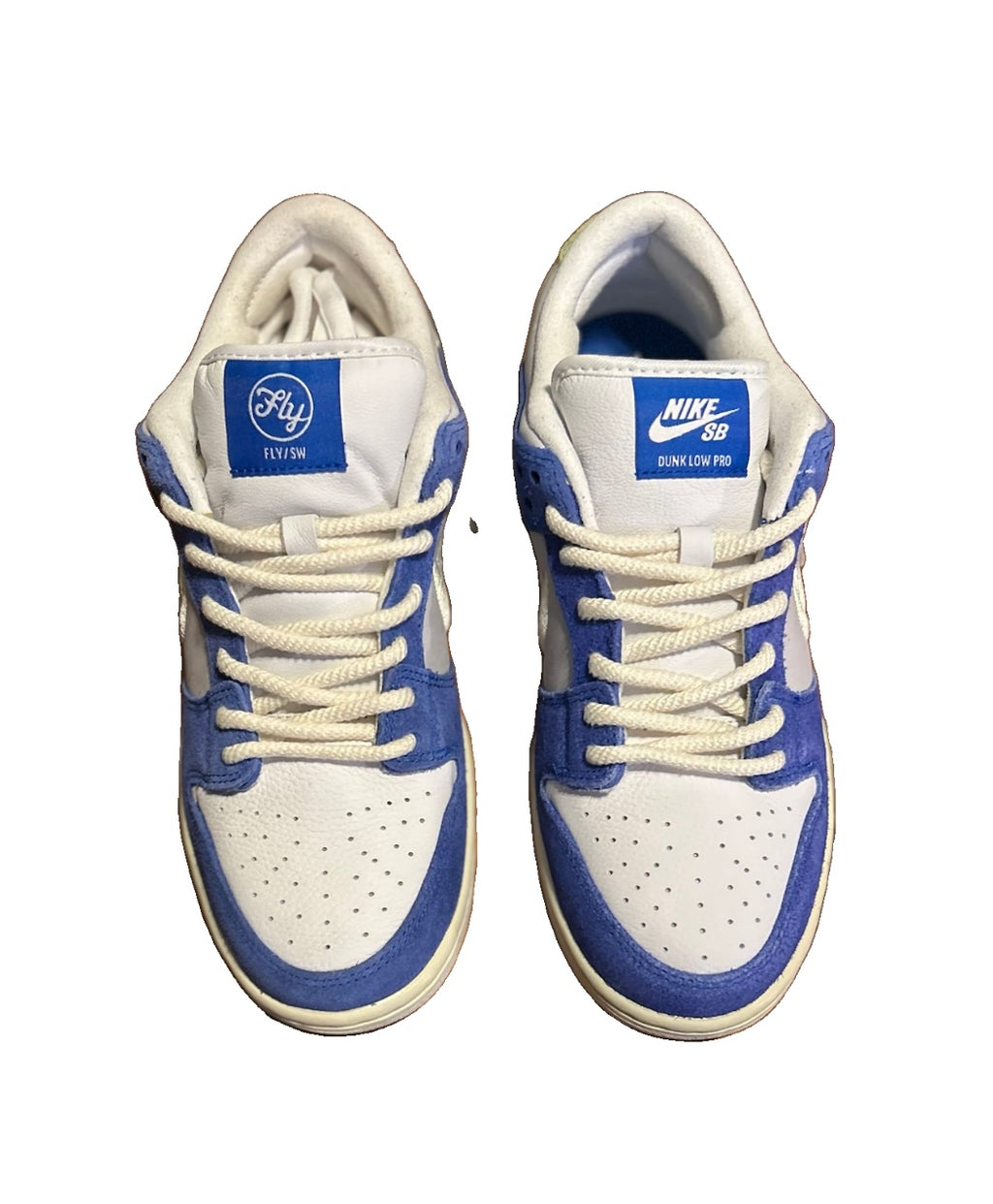 Nike SB Dunk Low Pro Fly Streetwear Gardenia DQ5130-400 Size 8 New No Box Game Royal Blue Sail