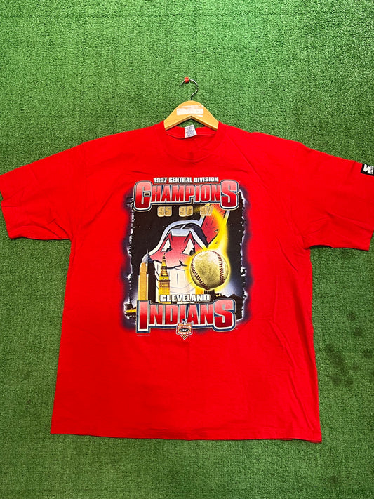 Cleveland Indians 1997 Division Champs Tee Size XL