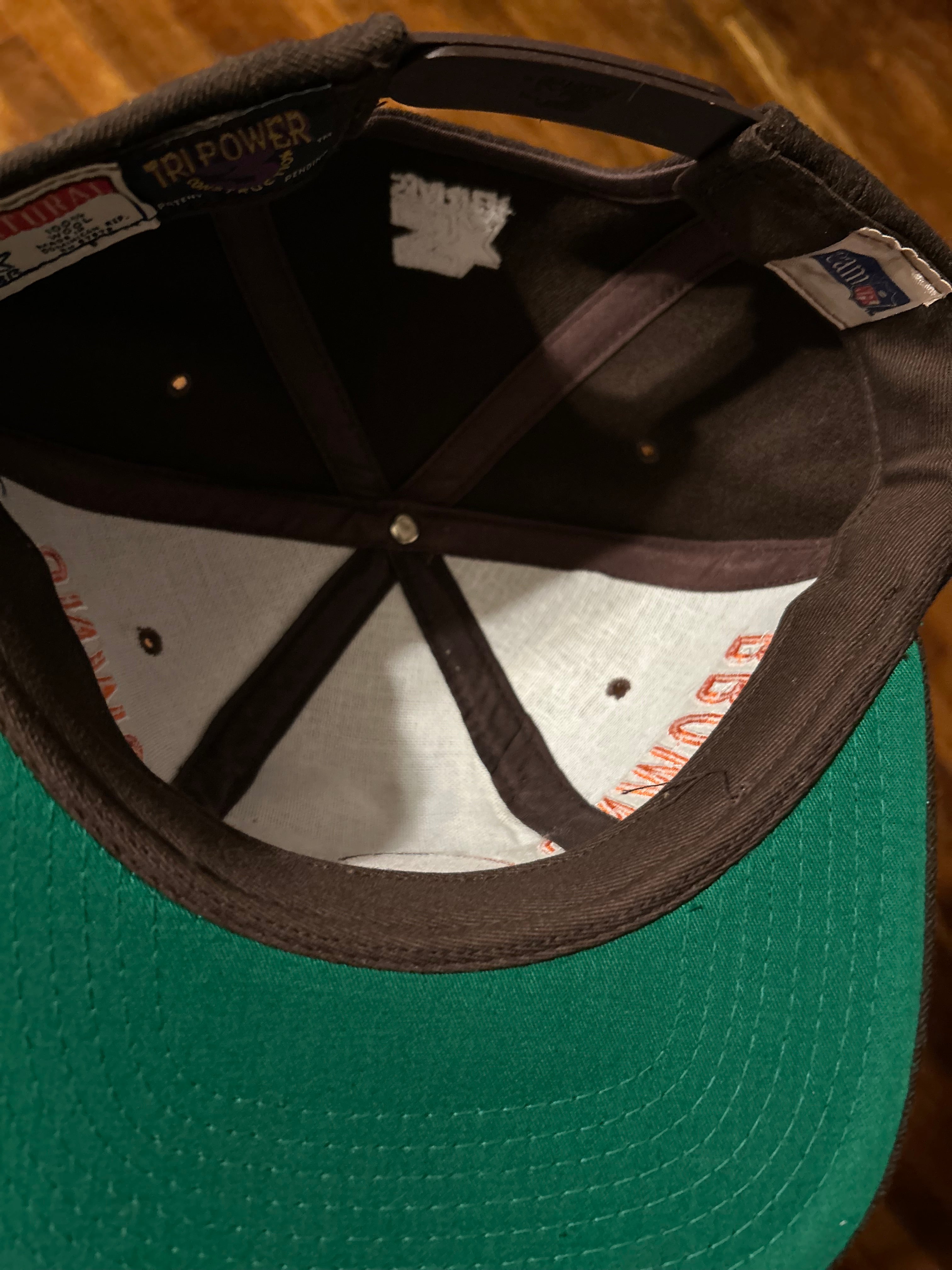 Cleveland Browns 1992 Starter Tri Power SnapBack Hat Vintage
