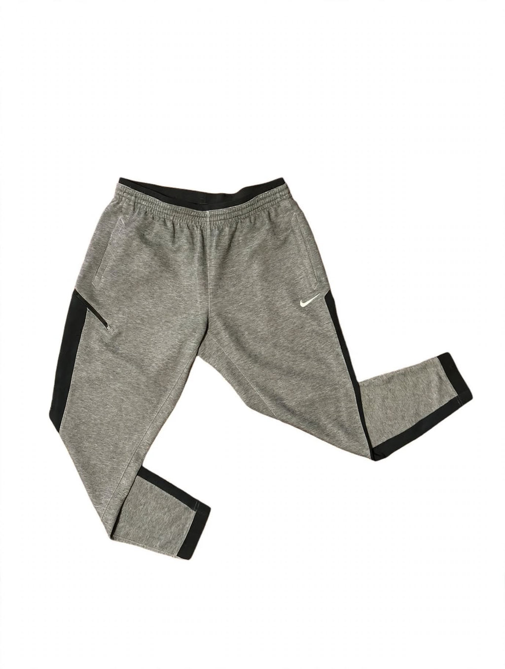 Nike Therma-FIT Joggers Mens XL Gray Black Tapered Fleece Sweatpants 930565-032