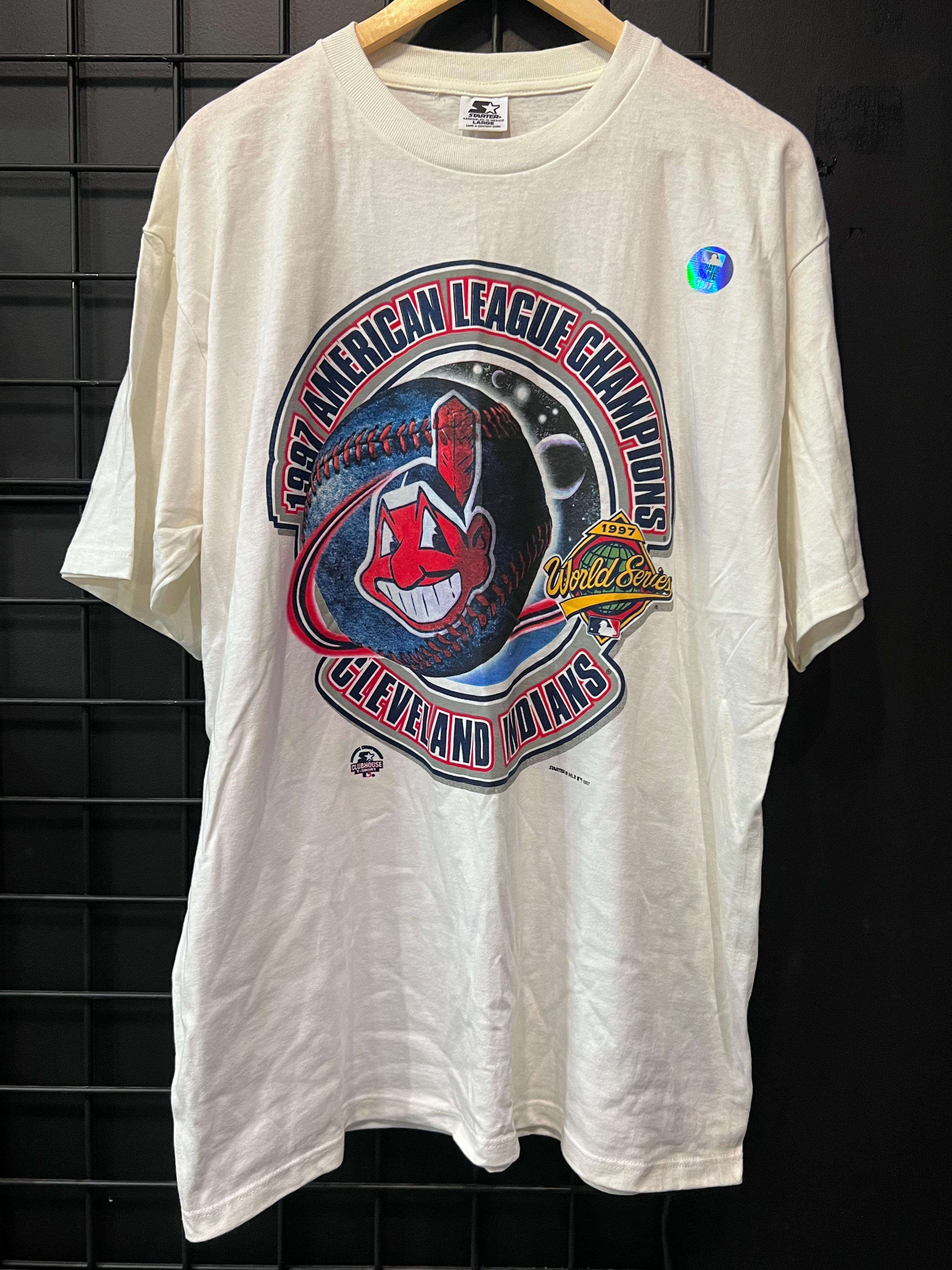 1997 Cleveland Indians AL Champs Tee Size L