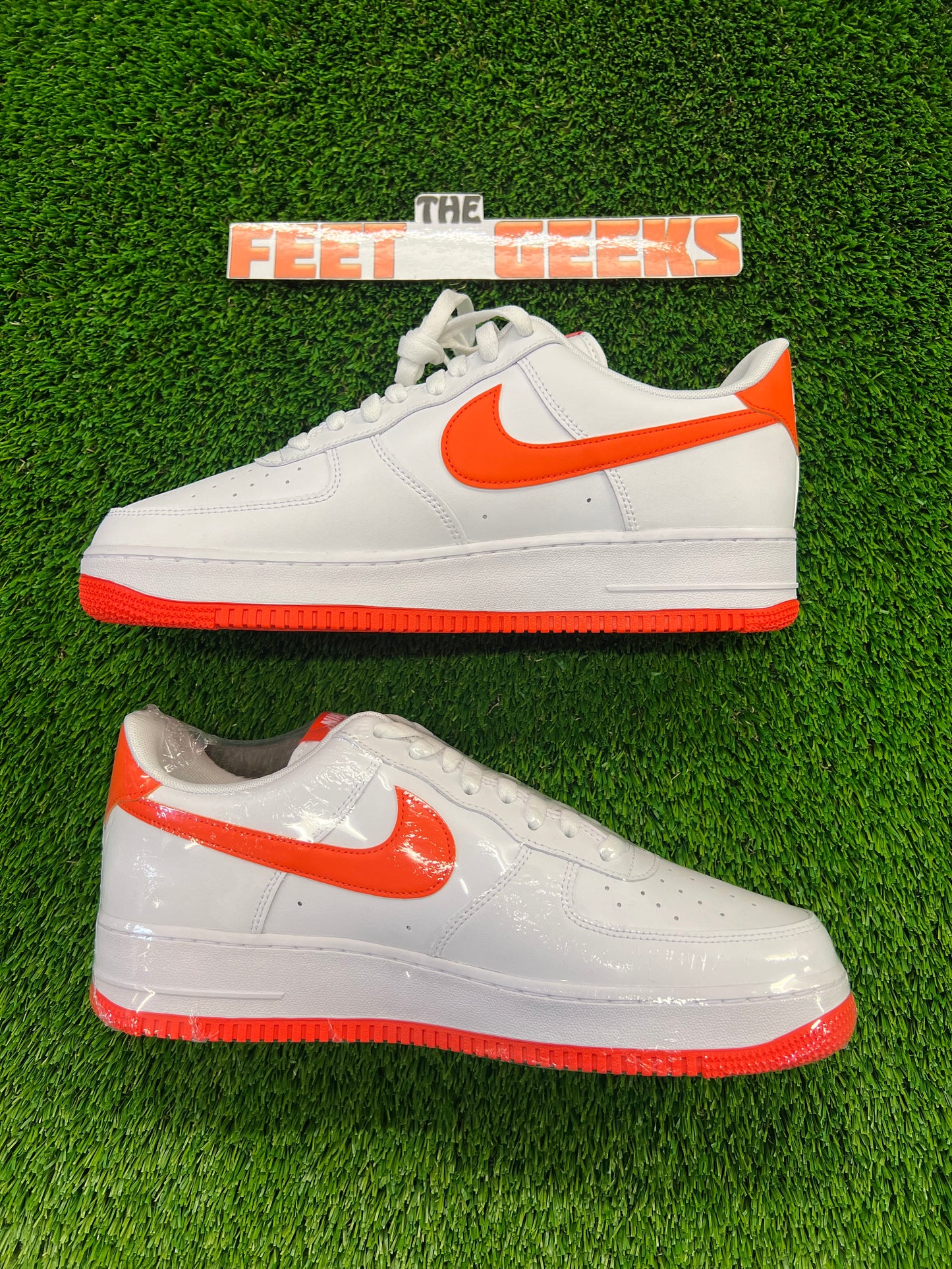 Men’s Air Force 1 Team Orange Size 12 Shoes Brand New