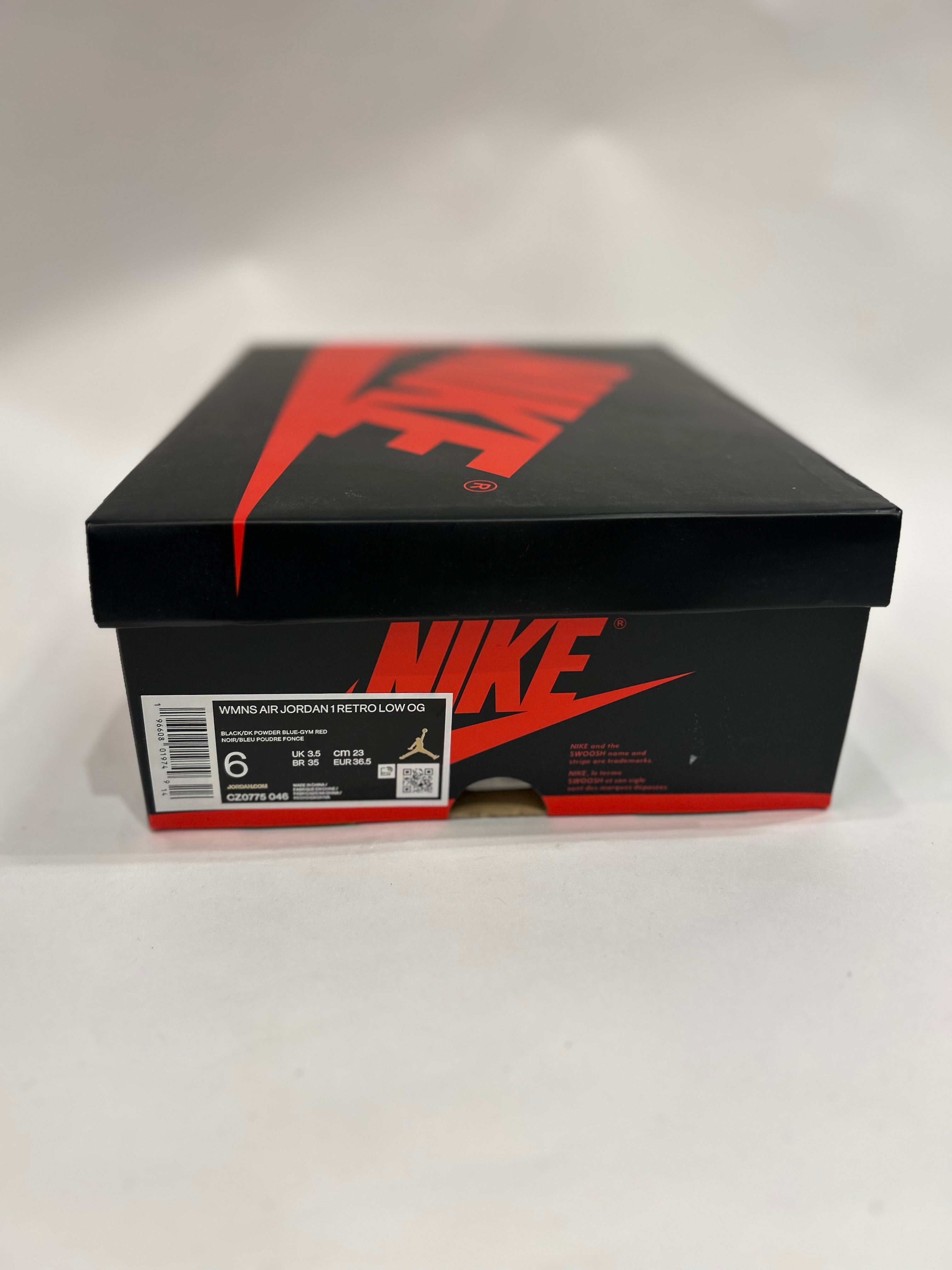 Air Jordan 1 Low OG UNC to CHI Size 6 Women's Shoes (4.5 Men's shoes)