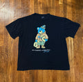 Outrank Brand 2XL Money Bear Tee Black All Earned Nothing Given Streetwear T Shirt