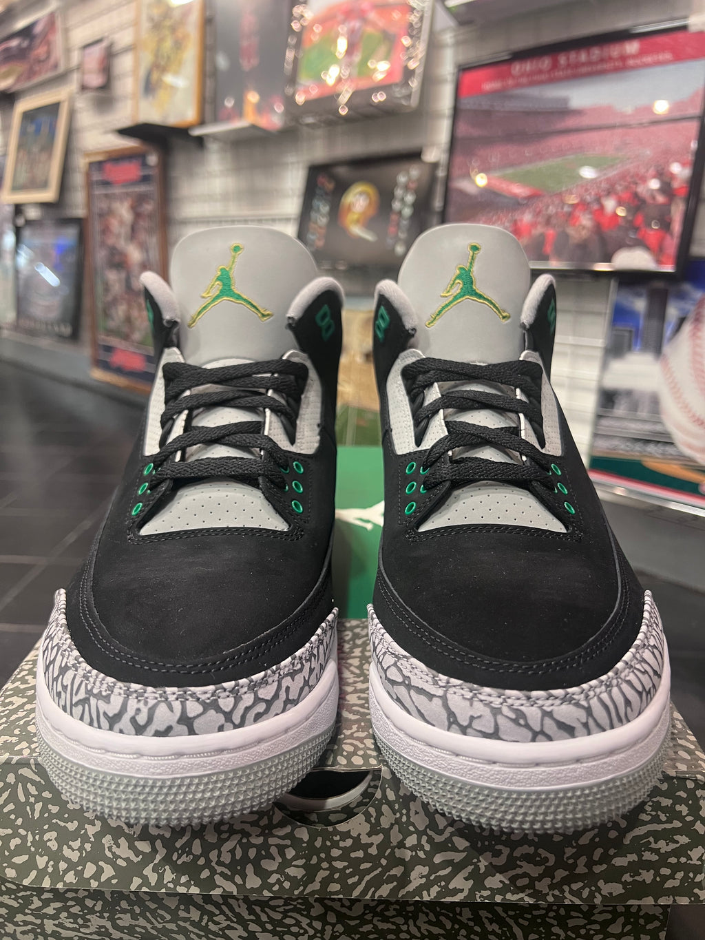 Men’s Air Jordan 3 Pine Green Size 12 Shoes