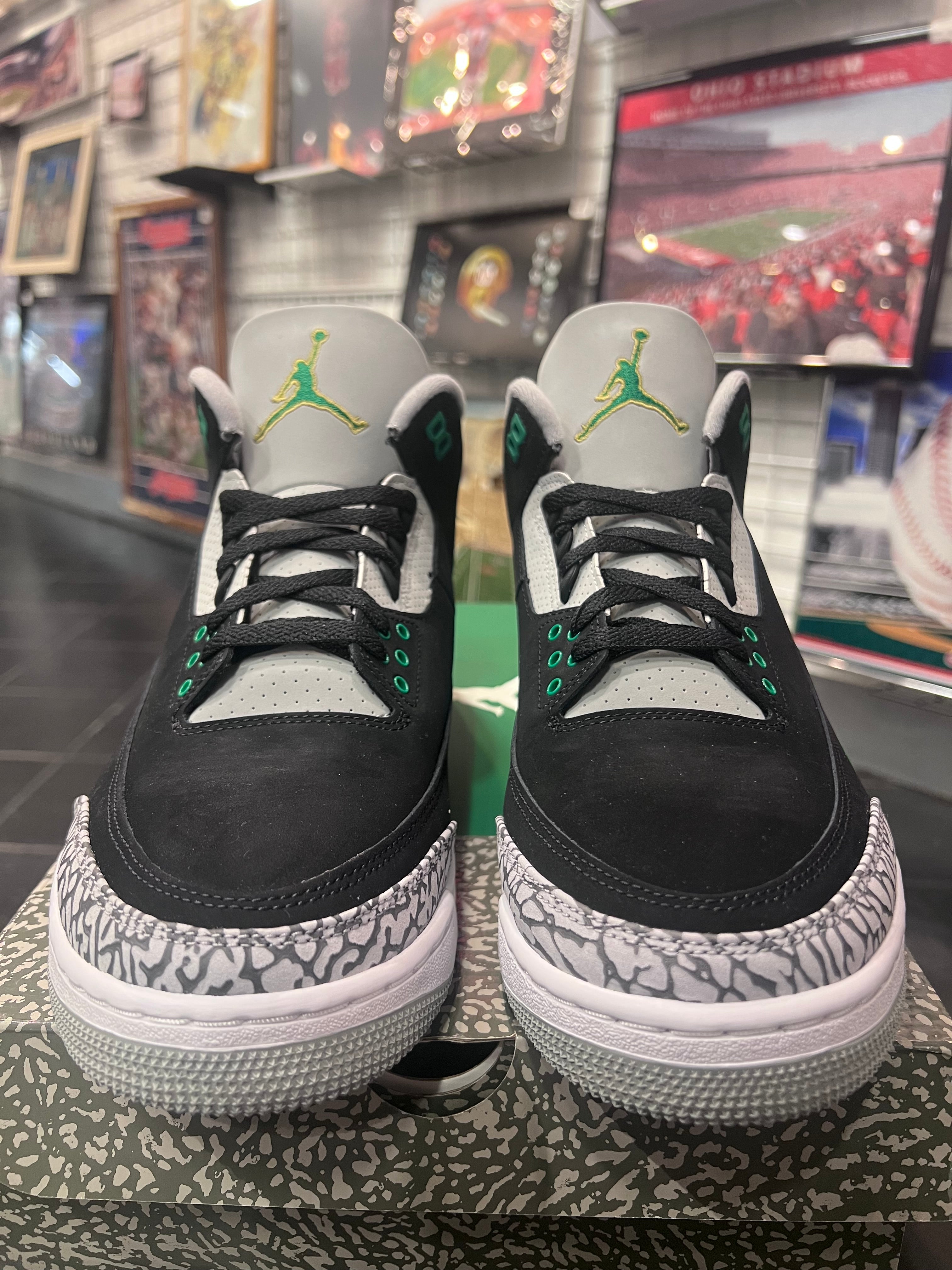 Men’s Air Jordan 3 Pine Green Size 12 Shoes