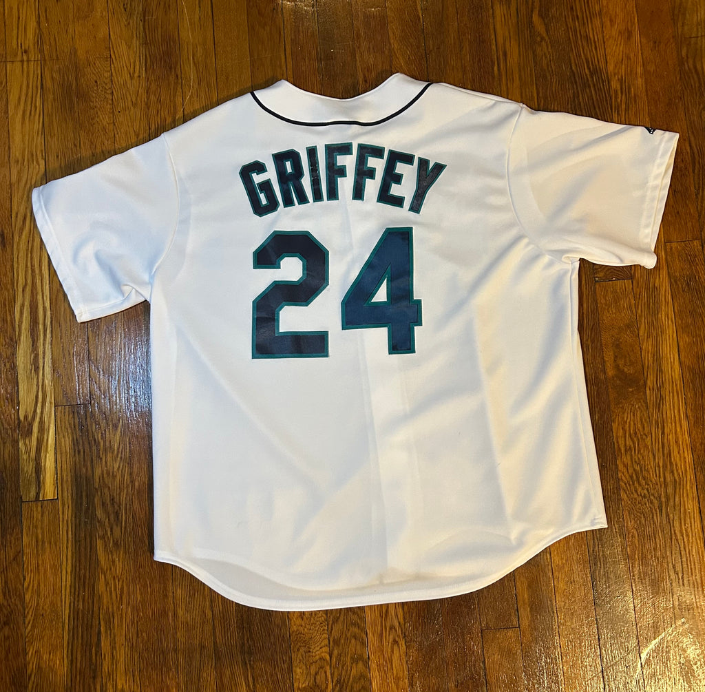 Ken Griffey Jr Seattle Mariners MLB Baseball Jersey Size XXL Majestic