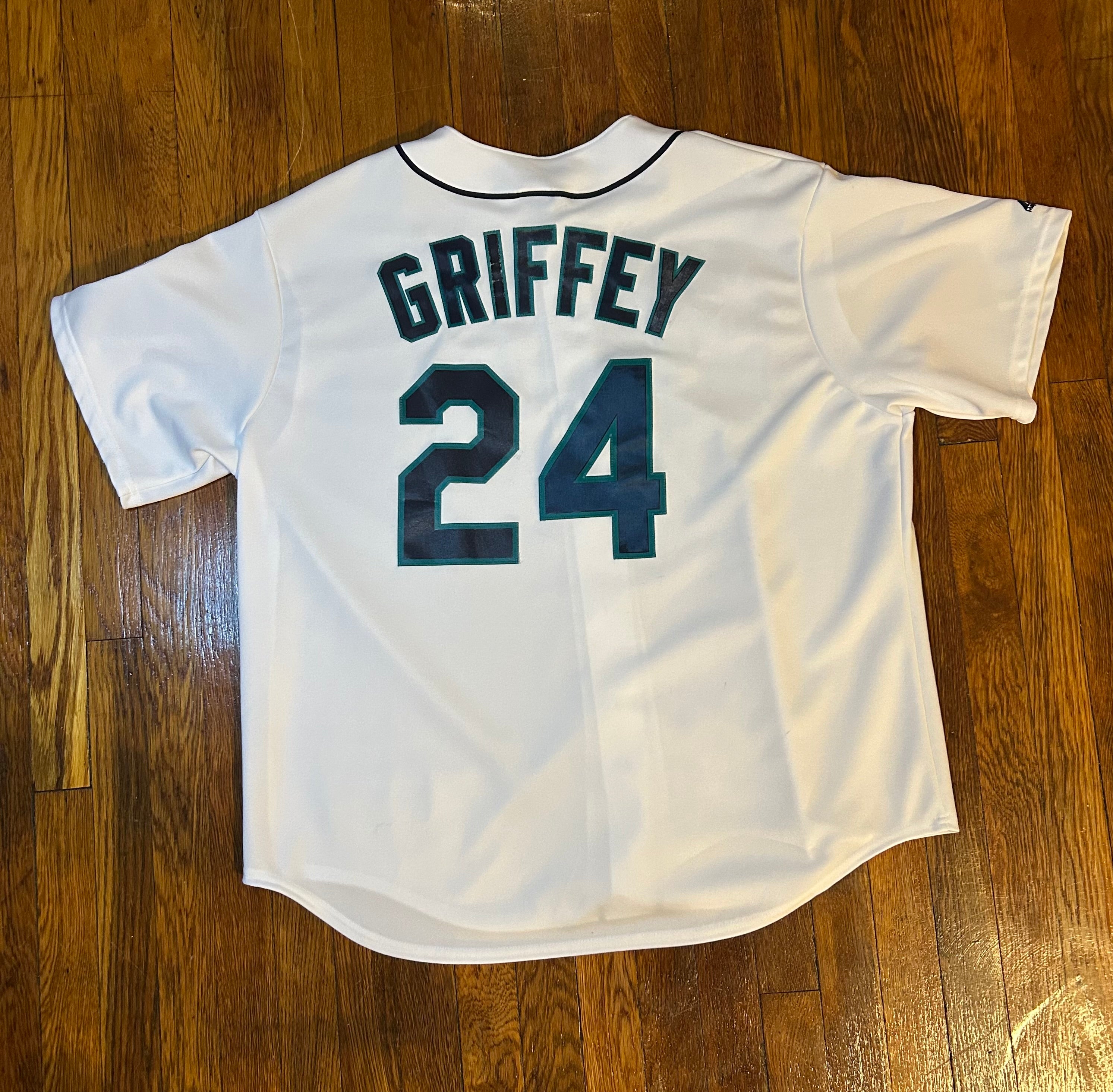 Ken Griffey Jr Seattle Mariners MLB Baseball Jersey Size XXL Majestic